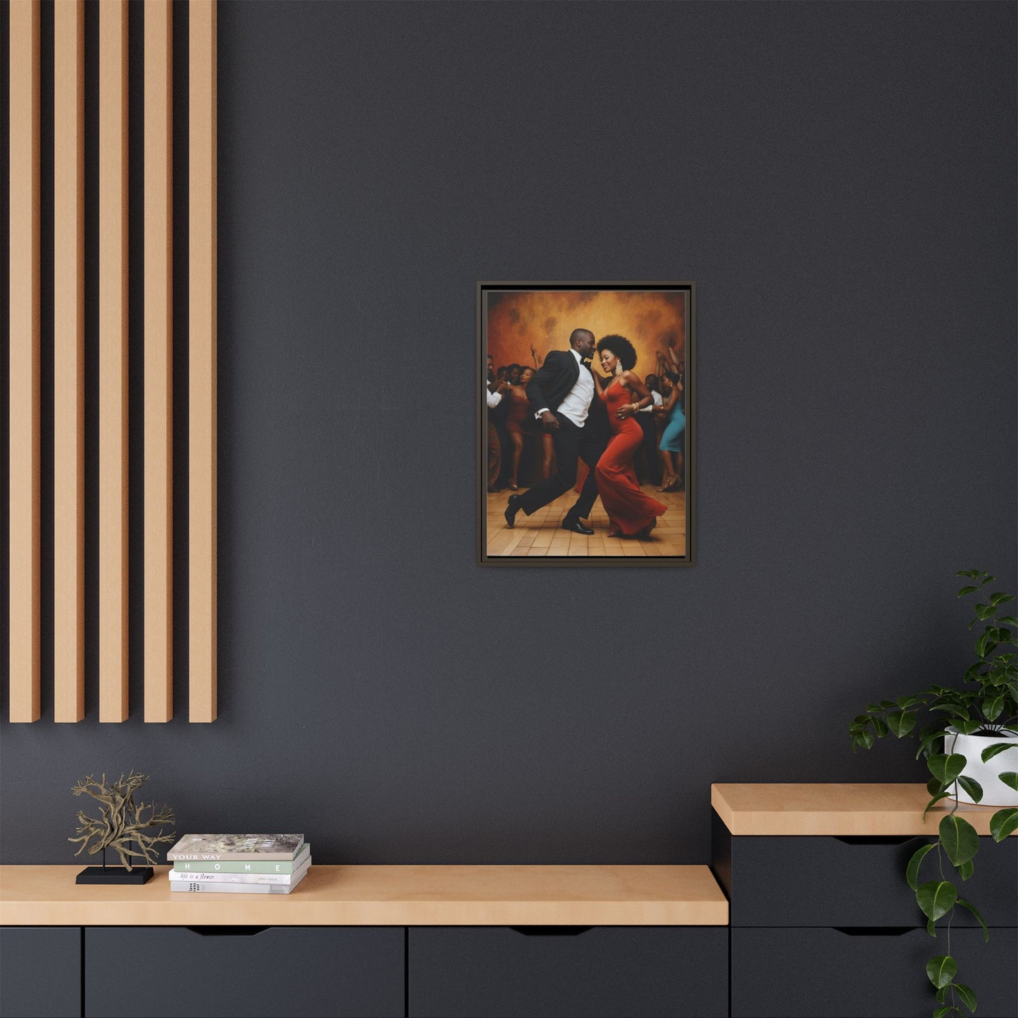 Matte Canvas, Framed (Multi-color)