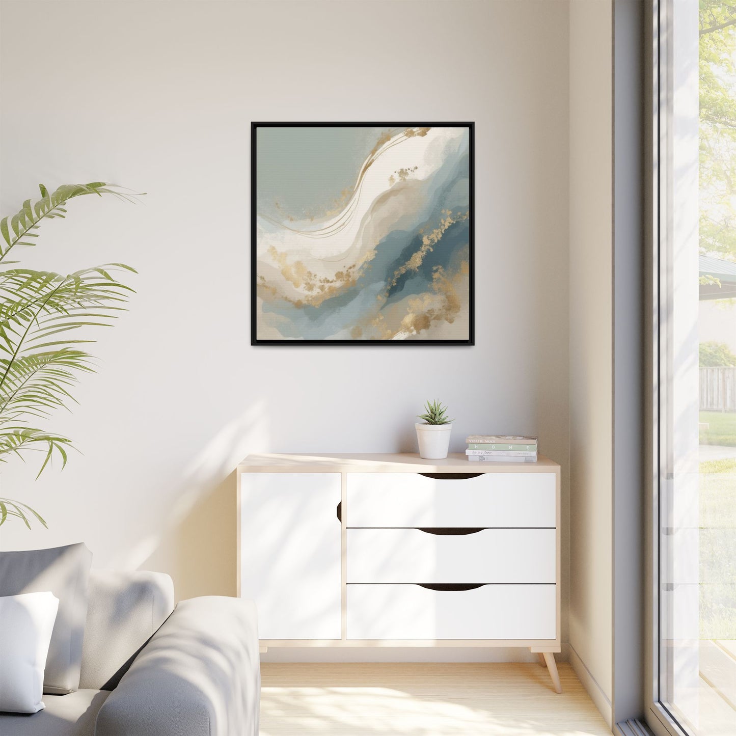Matte Canvas, Framed (Multi-color)