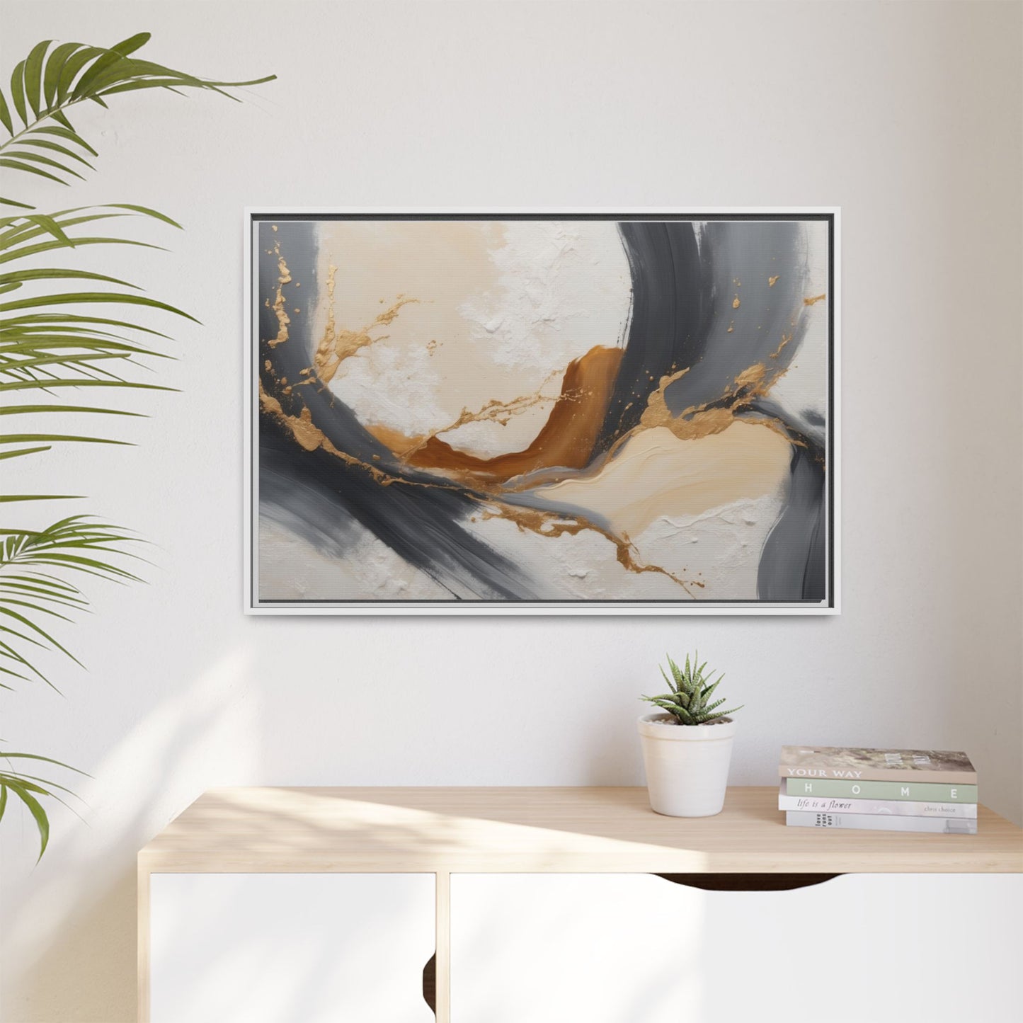 Matte Canvas, Framed (Multi-color)