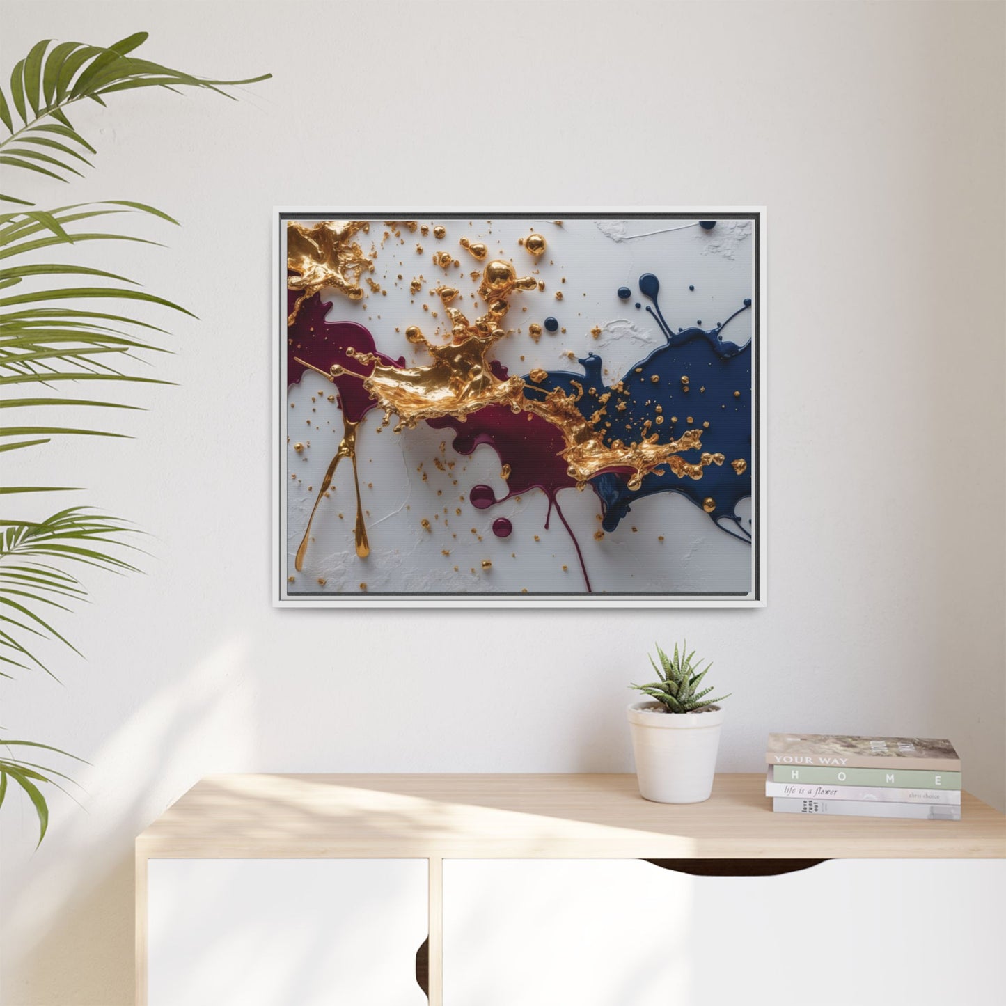 Matte Canvas, Framed (Multi-color)