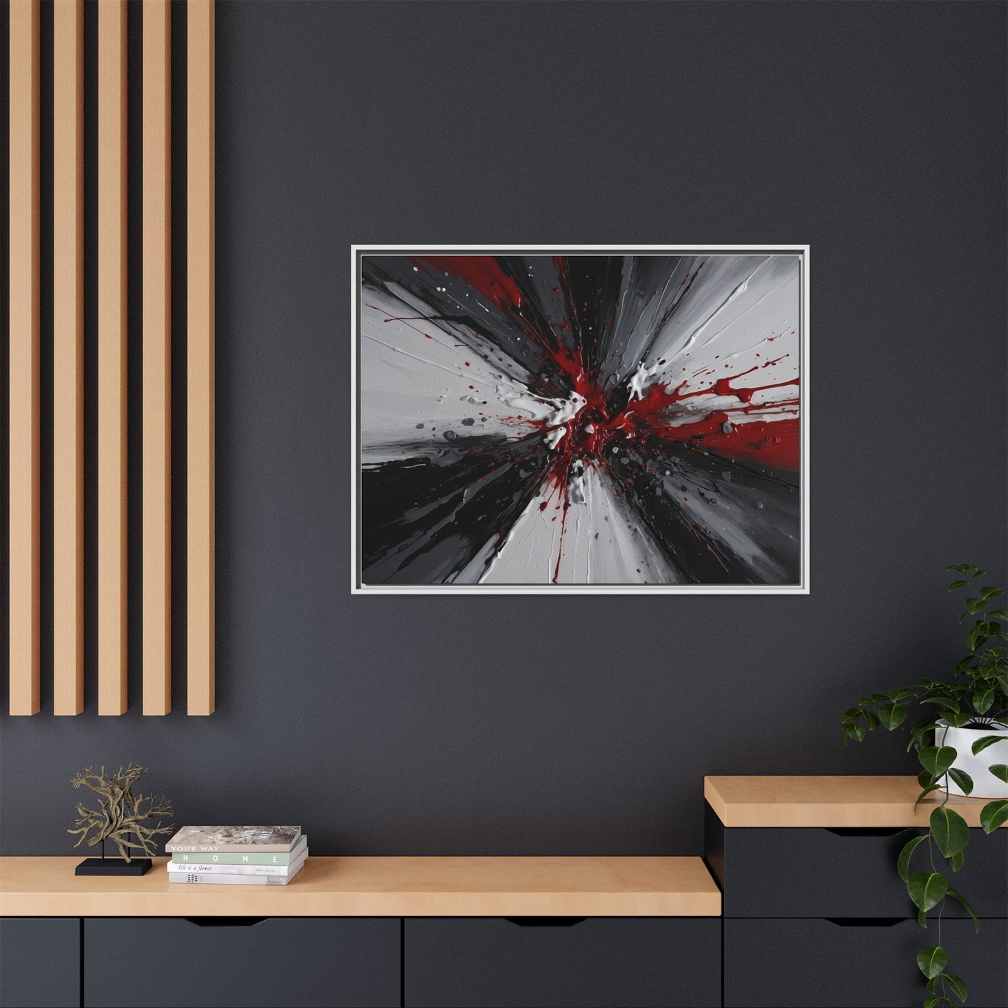 Matte Canvas, Framed (Multi-color)