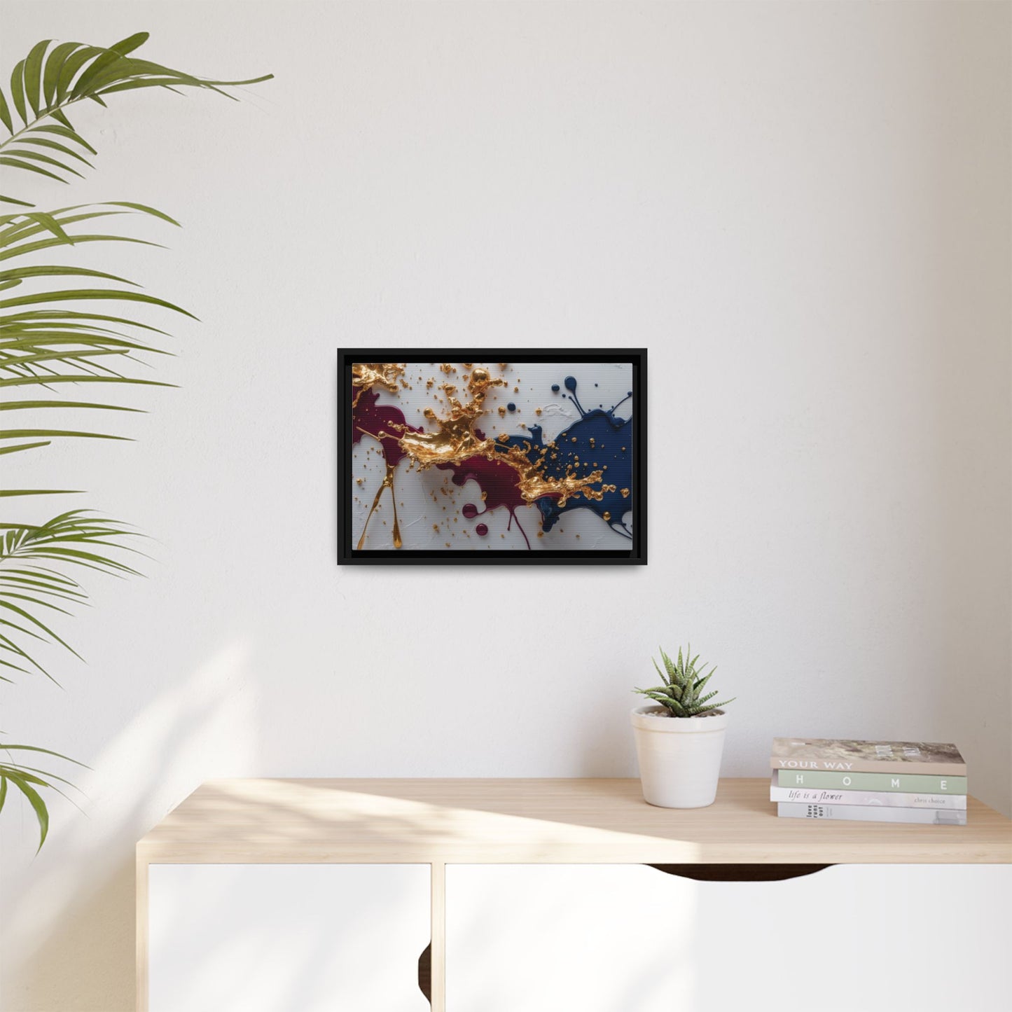 Matte Canvas, Framed (Multi-color)