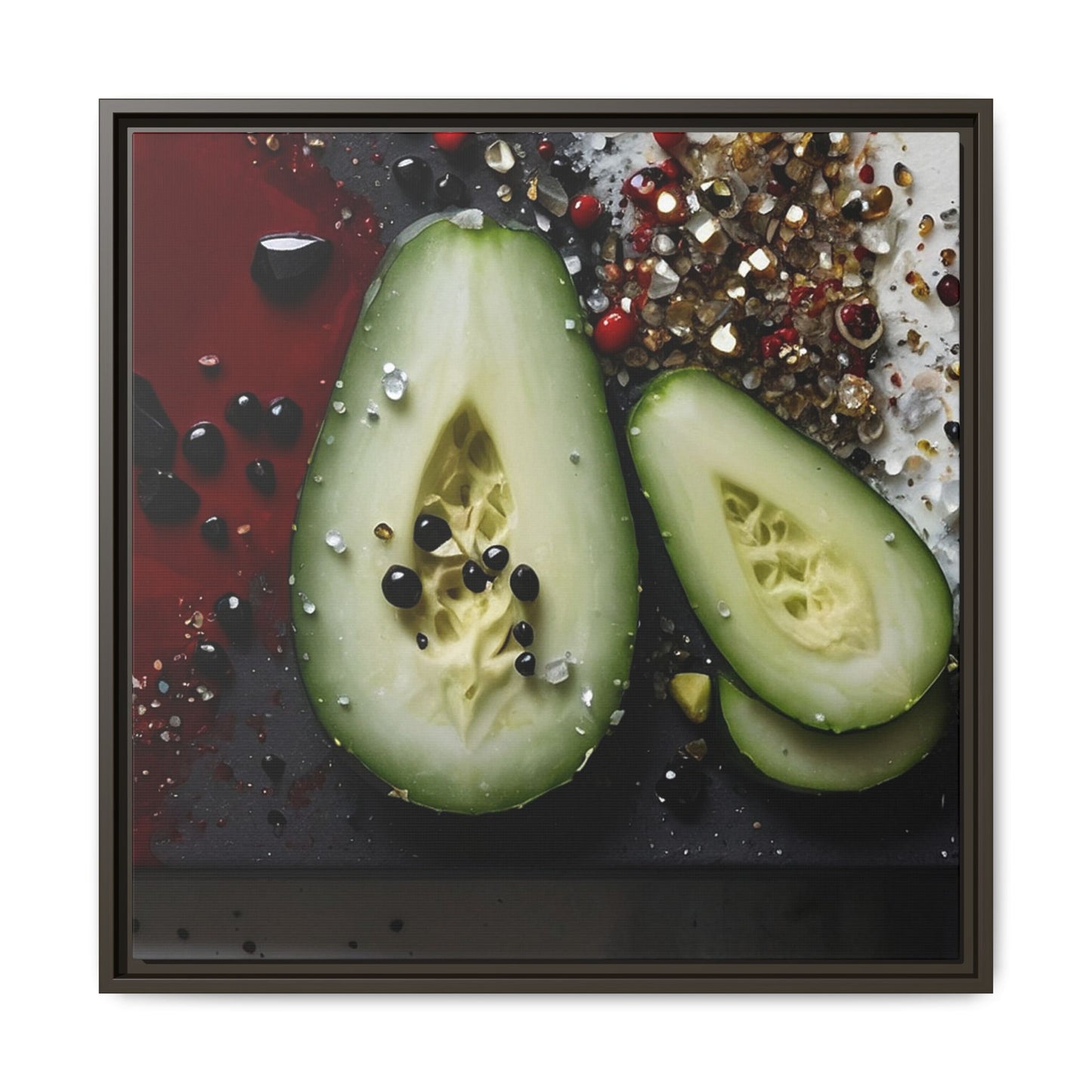 Matte Canvas, Framed (Multi-color)