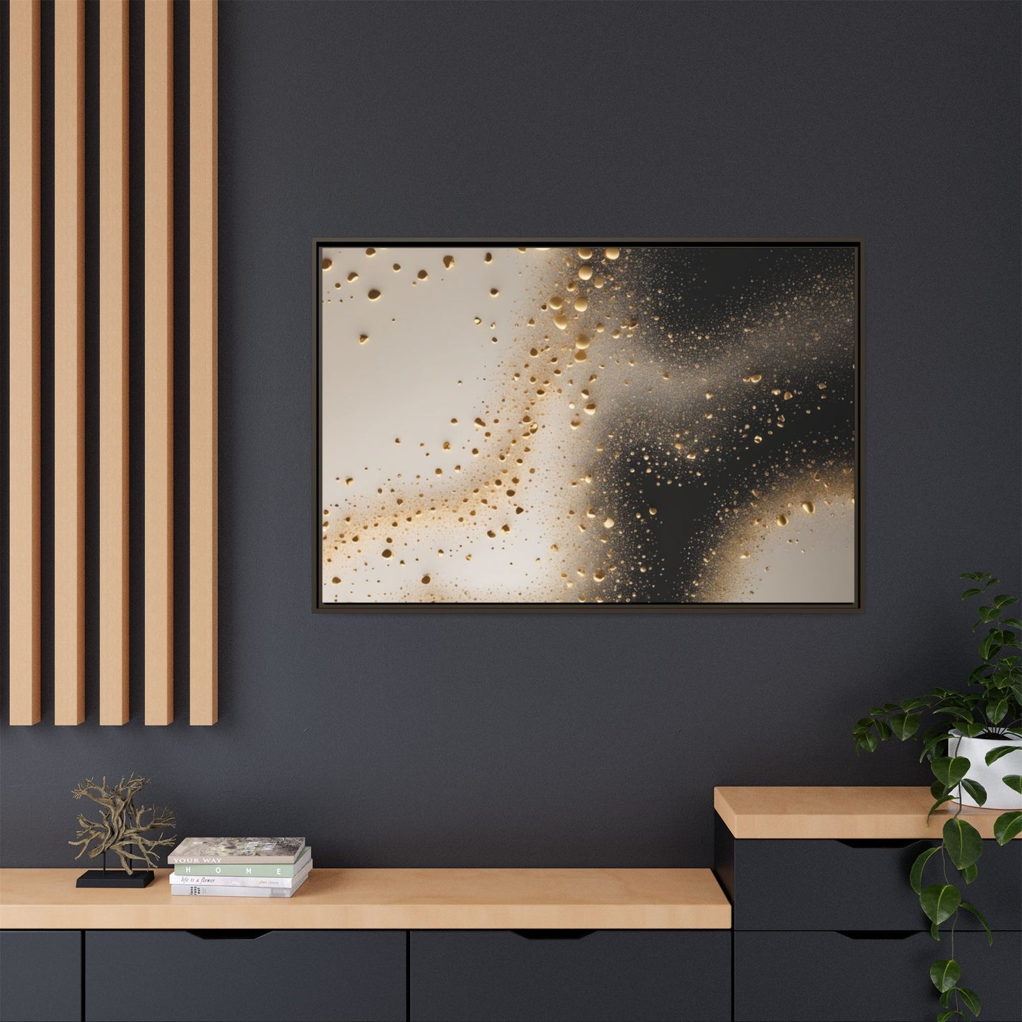 Matte Canvas, Framed (Multi-color)