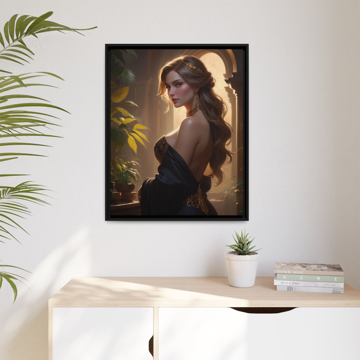 Matte Canvas, Framed (Multi-color)