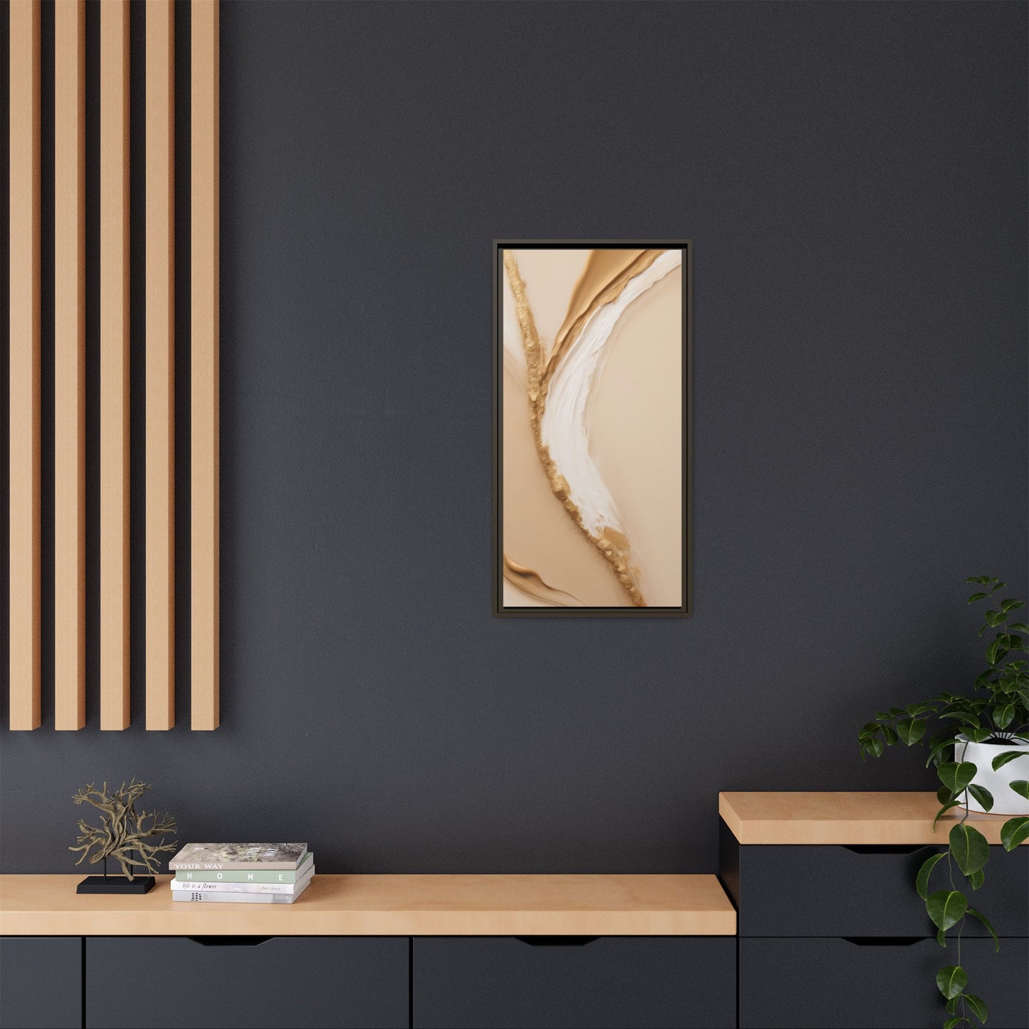 Matte Canvas, Framed (Multi-color)