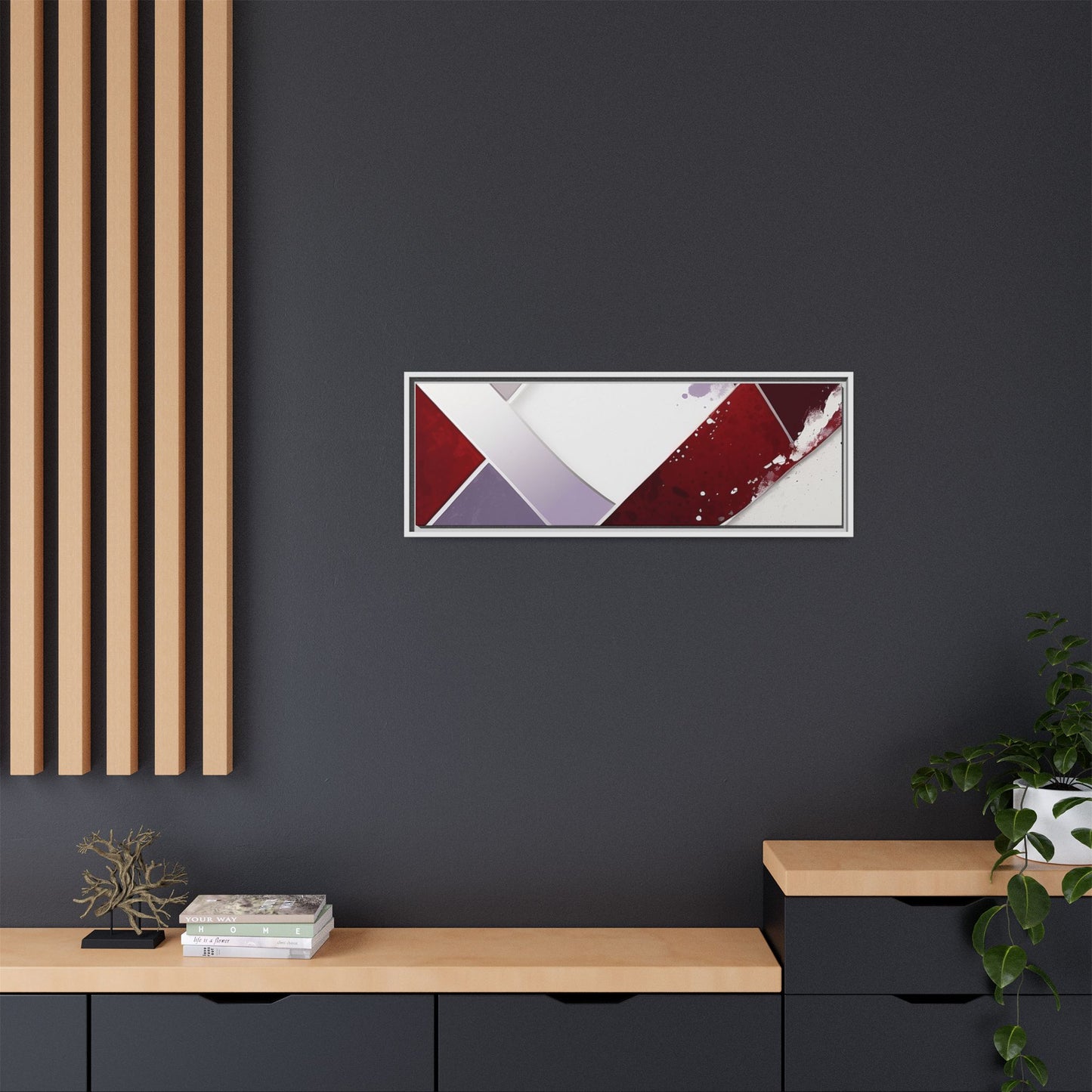 Matte Canvas, Framed (Multi-color)