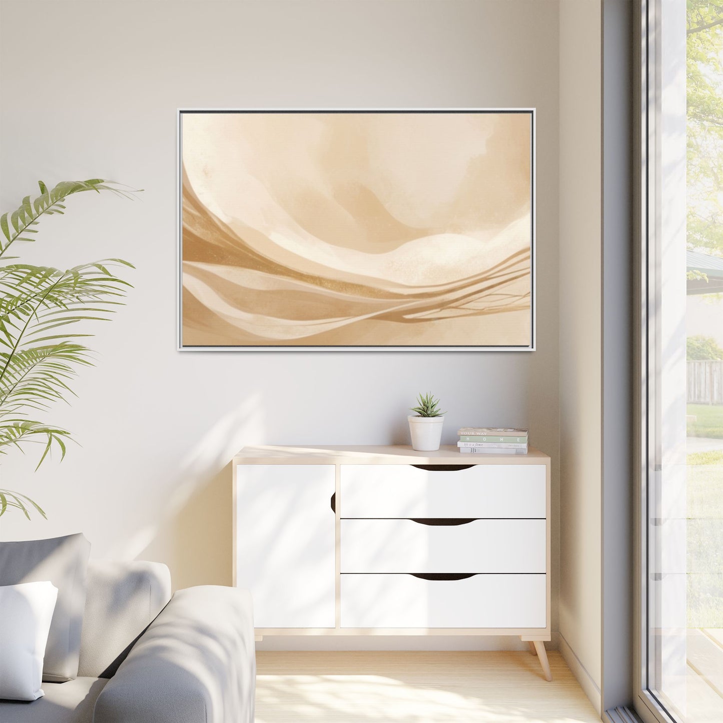 Matte Canvas, Framed (Multi-color)