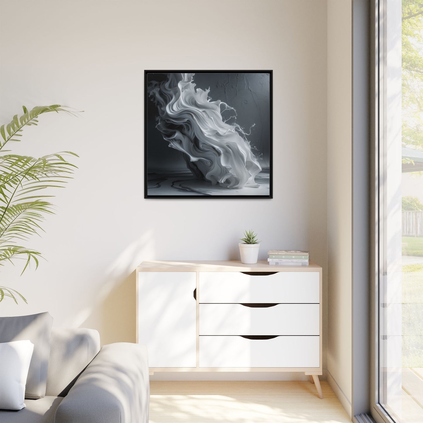 Matte Canvas, Framed (Multi-color)