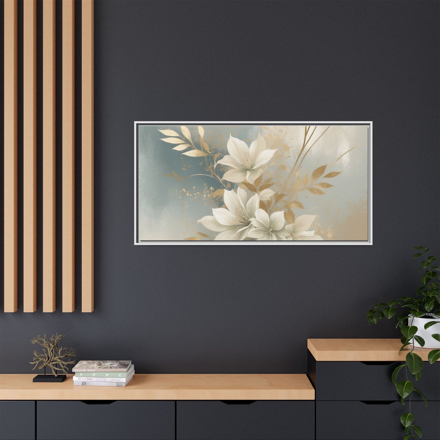 Matte Canvas, Framed (Multi-color)