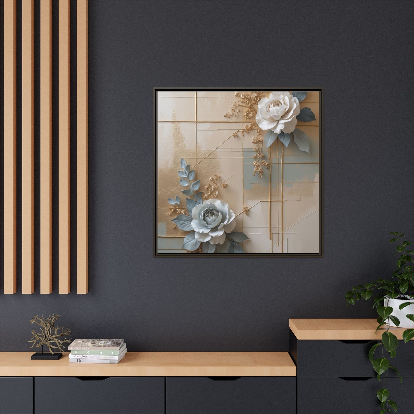 Matte Canvas, Framed (Multi-color)