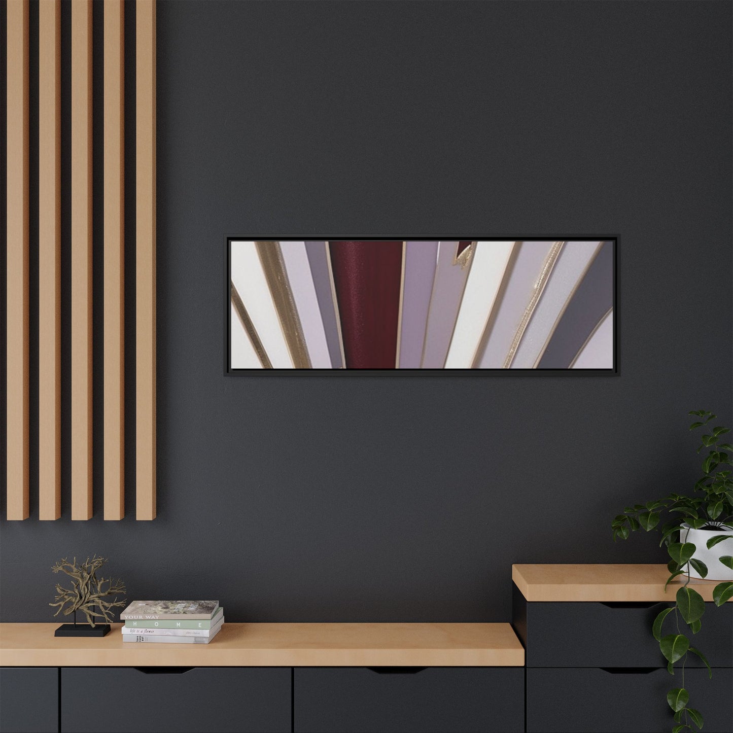 Matte Canvas, Framed (Multi-color)