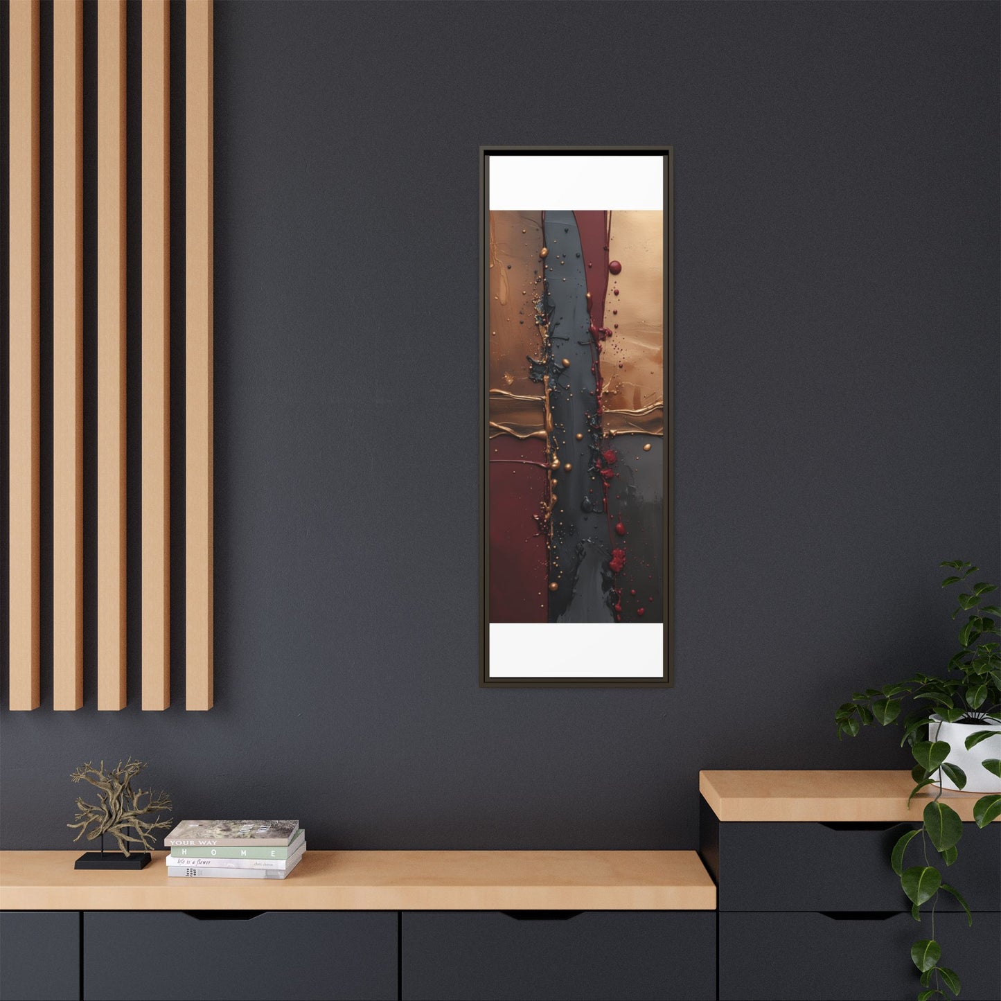 Matte Canvas, Framed (Multi-color)