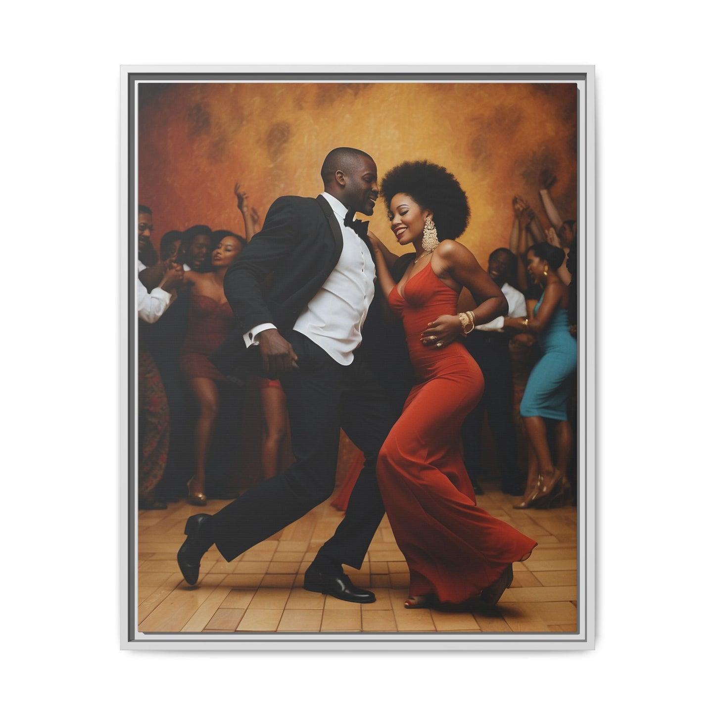 Matte Canvas, Framed (Multi-color)