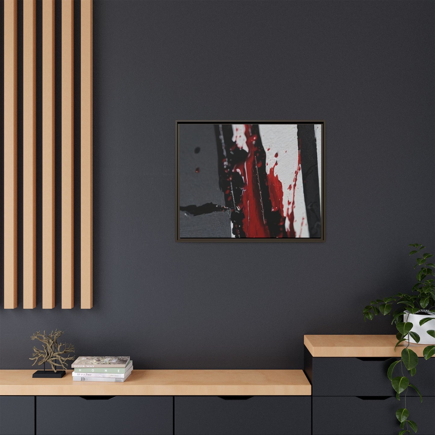 Matte Canvas, Framed (Multi-color)