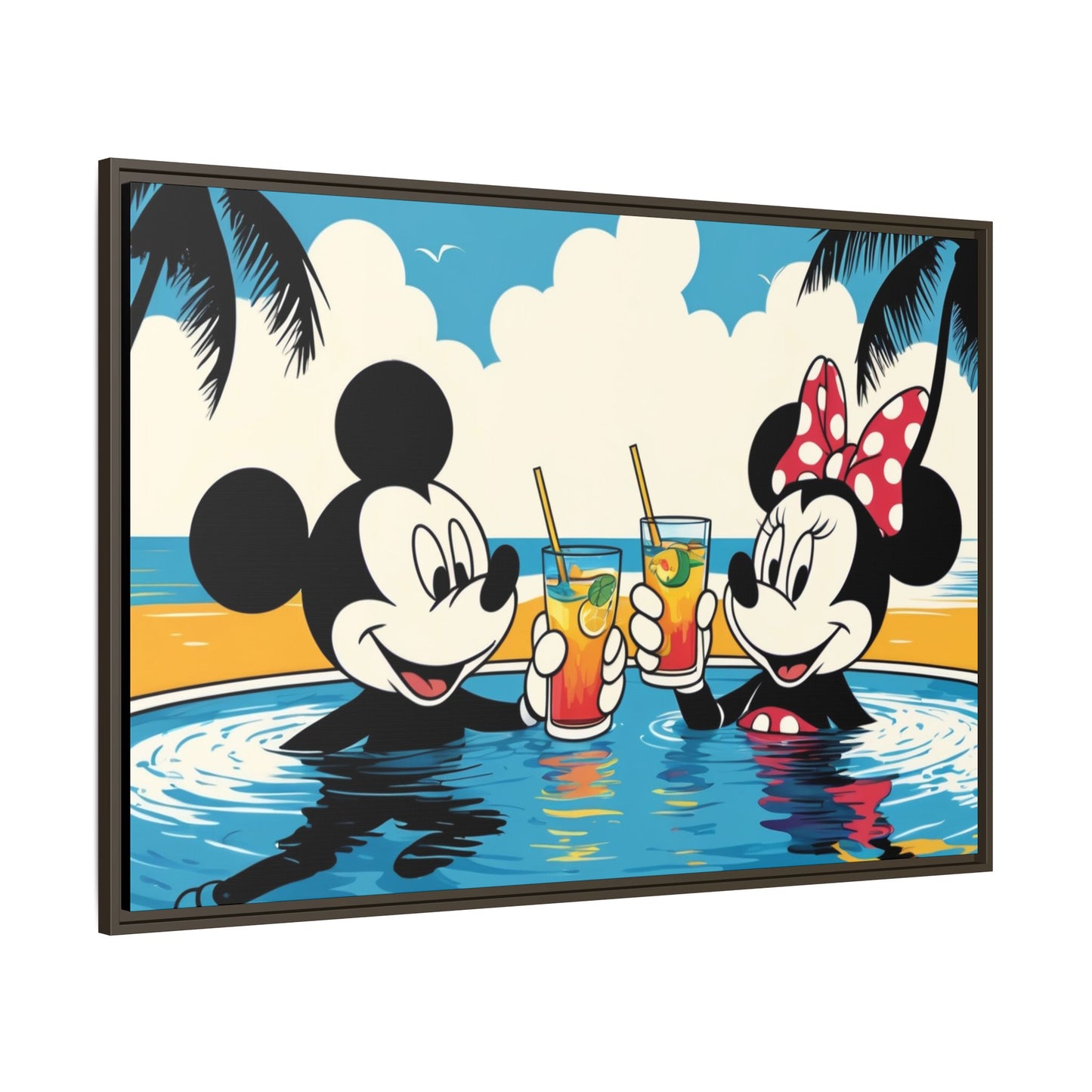 Matte Canvas, Framed (Multi-color)
