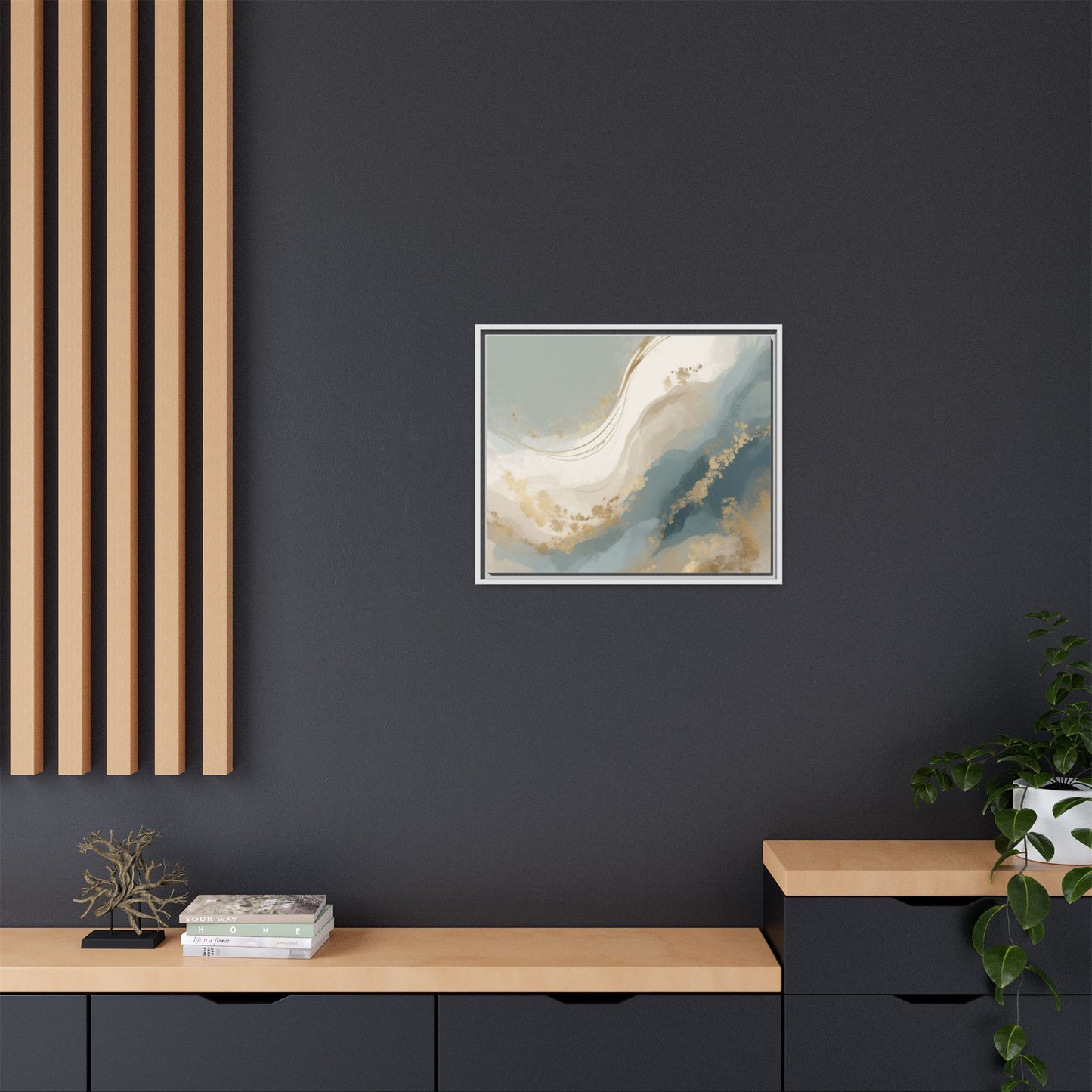 Matte Canvas, Framed (Multi-color)