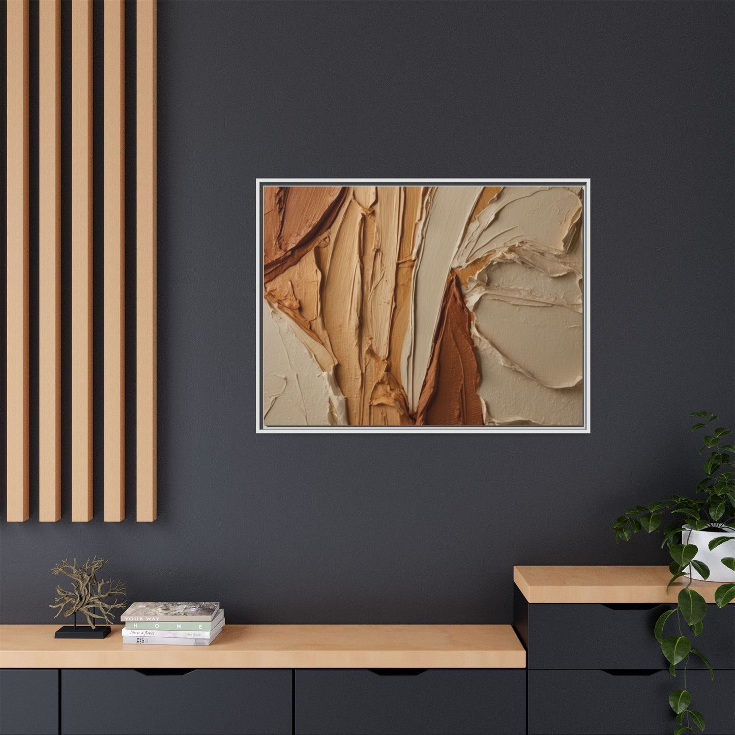 Matte Canvas, Framed (Multi-color)