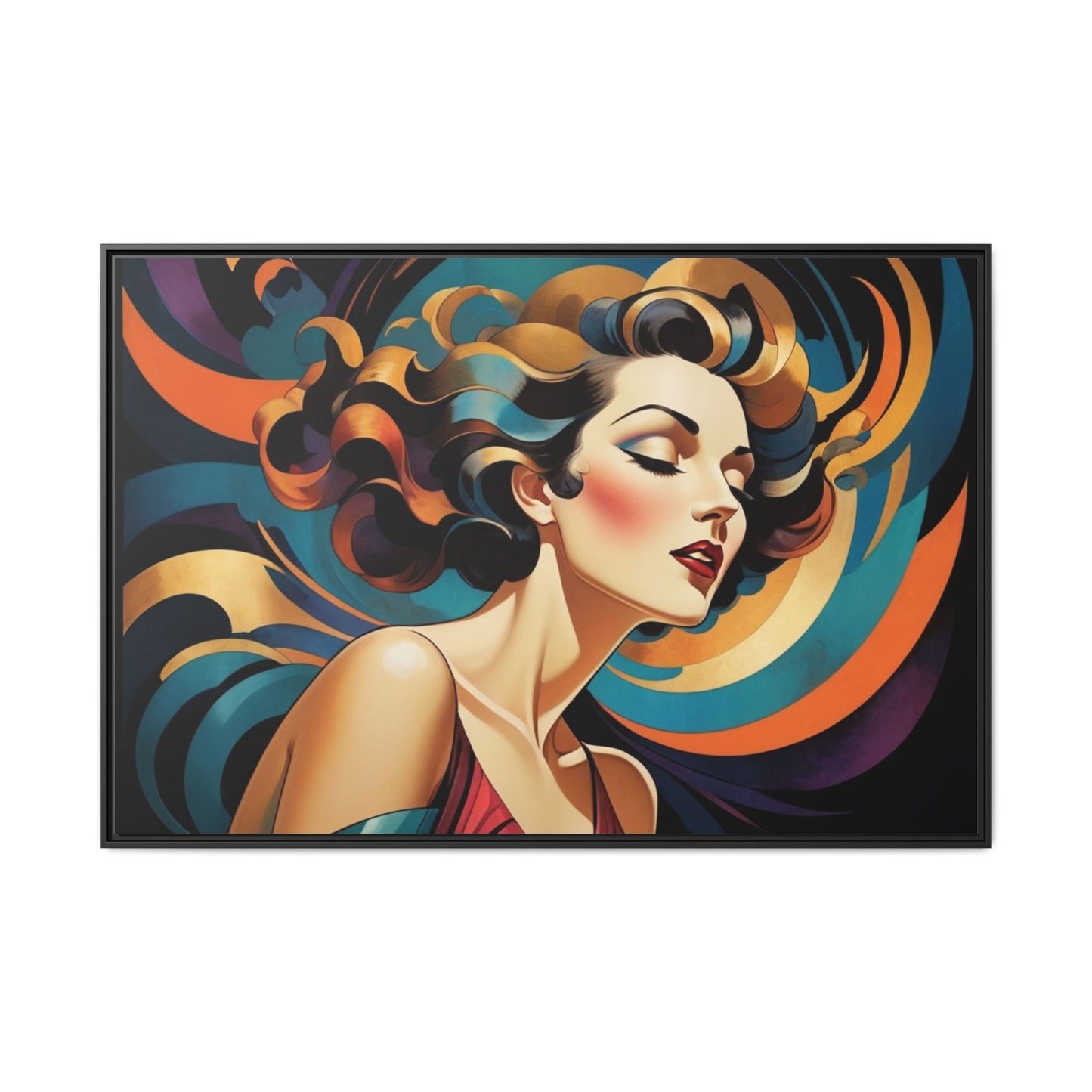 Matte Canvas, Framed (Multi-color)