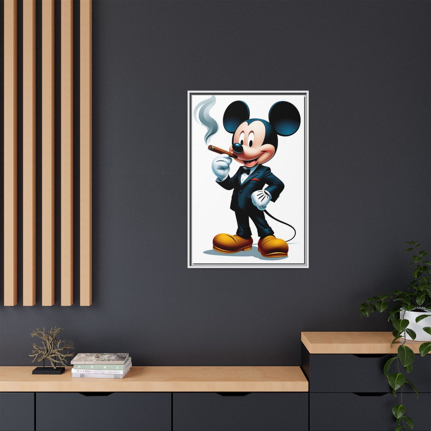 Matte Canvas, Framed (Multi-color)