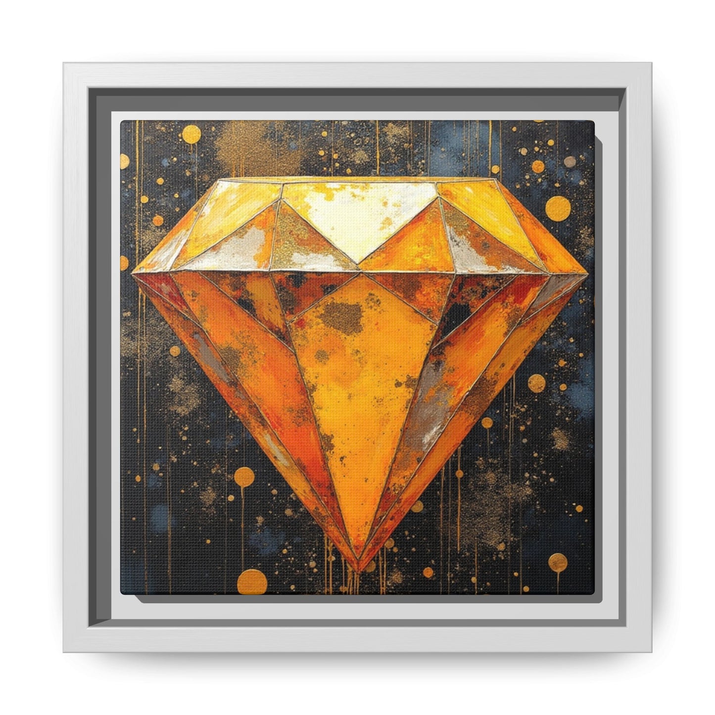 Matte Canvas, Framed (Multi-color)