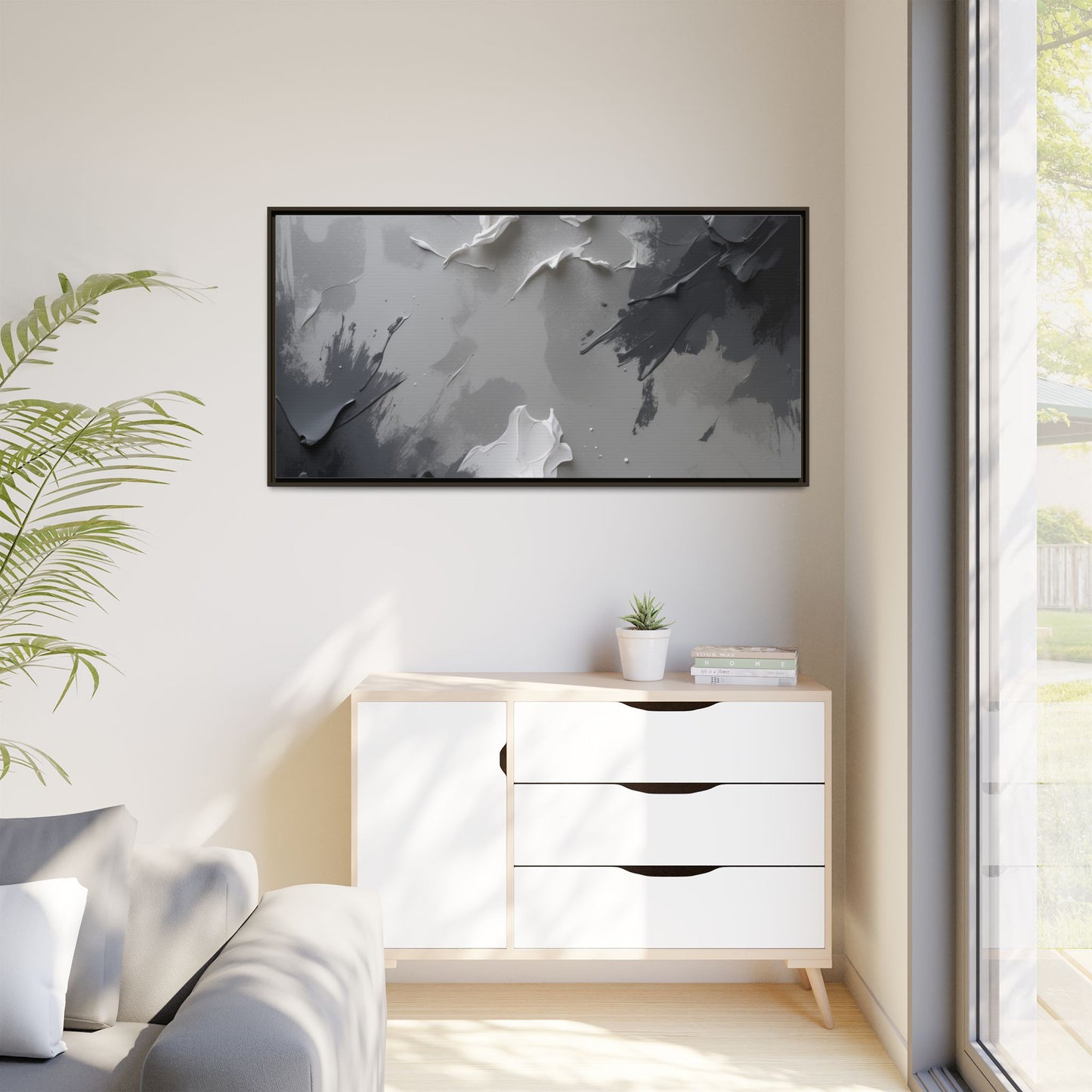 Matte Canvas, Framed (Multi-color)