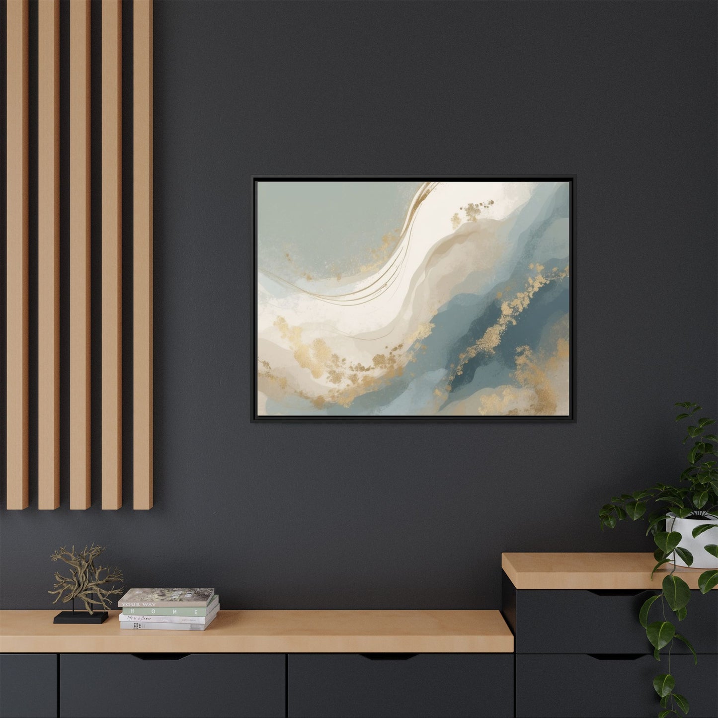 Matte Canvas, Framed (Multi-color)