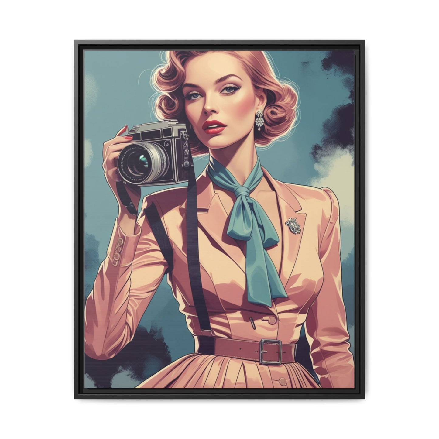 Matte Canvas, Framed (Multi-color)