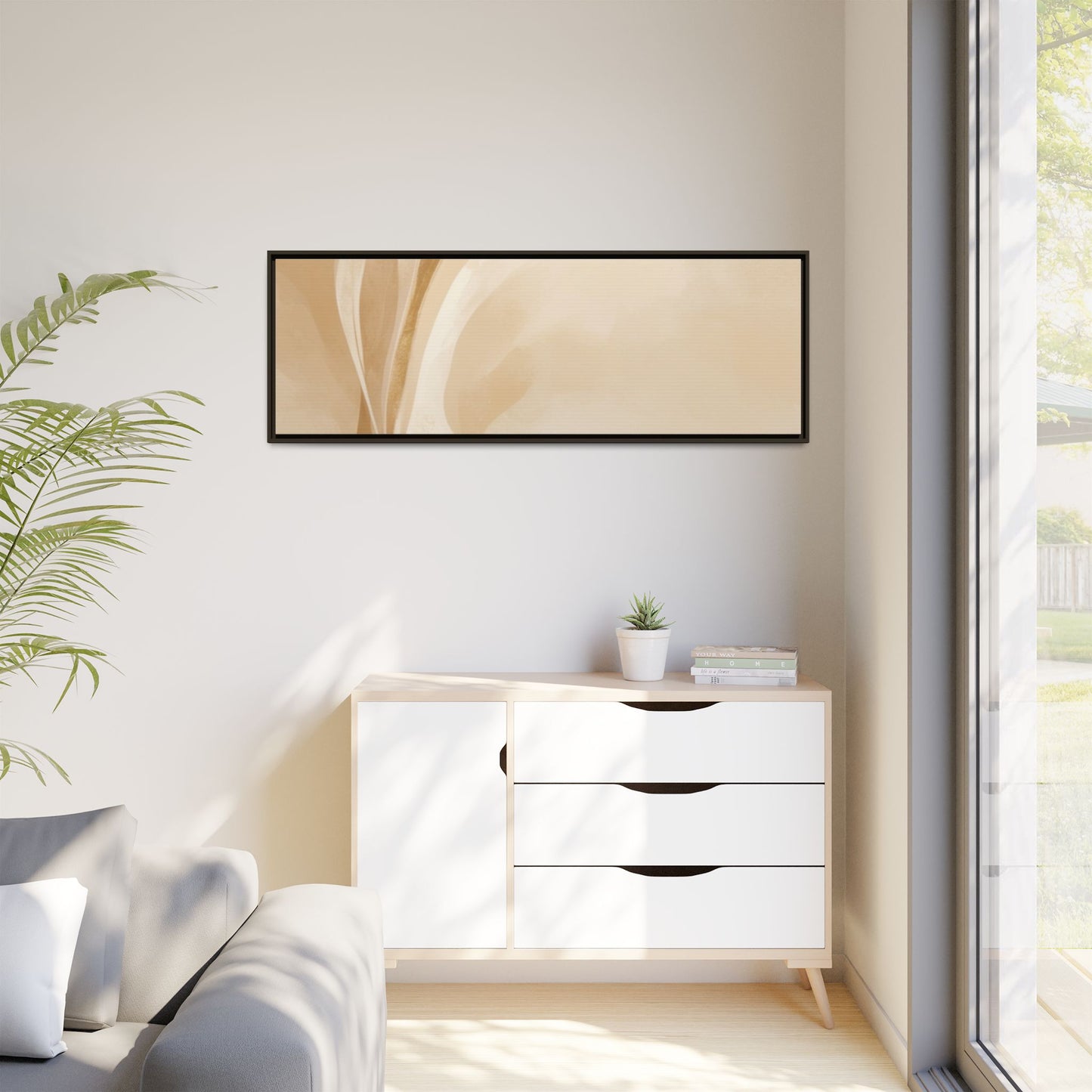Matte Canvas, Framed (Multi-color)
