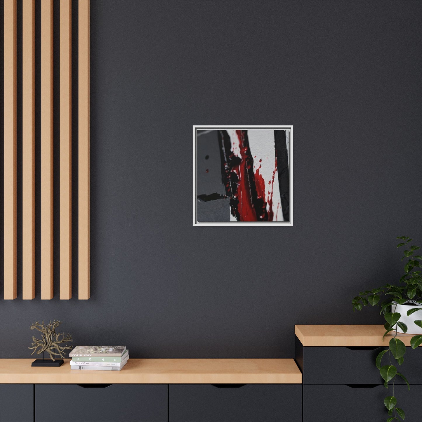 Matte Canvas, Framed (Multi-color)