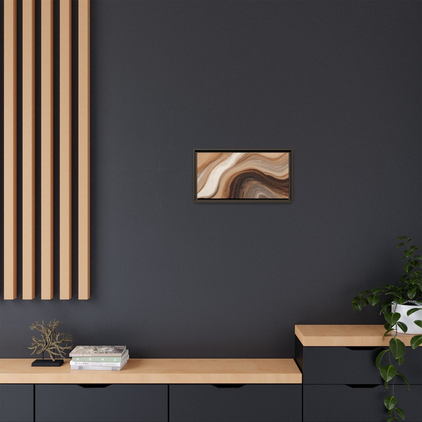 Matte Canvas, Framed (Multi-color)