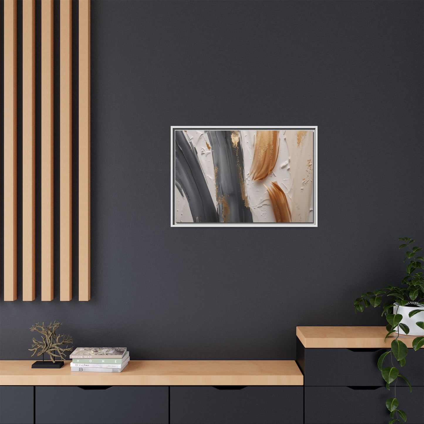 Matte Canvas, Framed (Multi-color)