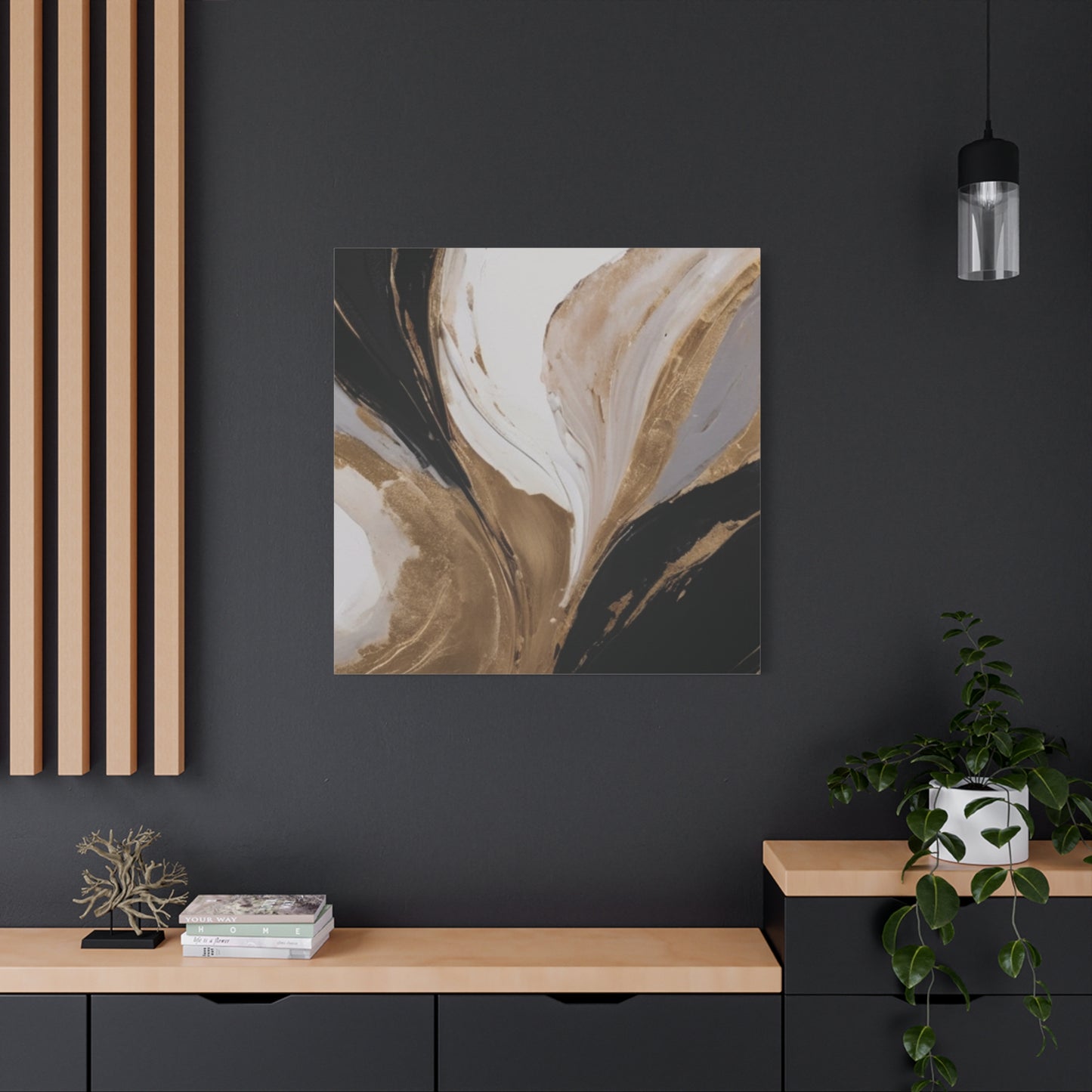 Abstract Art Canvas Wall Decor - Matte Finish 1.25"
