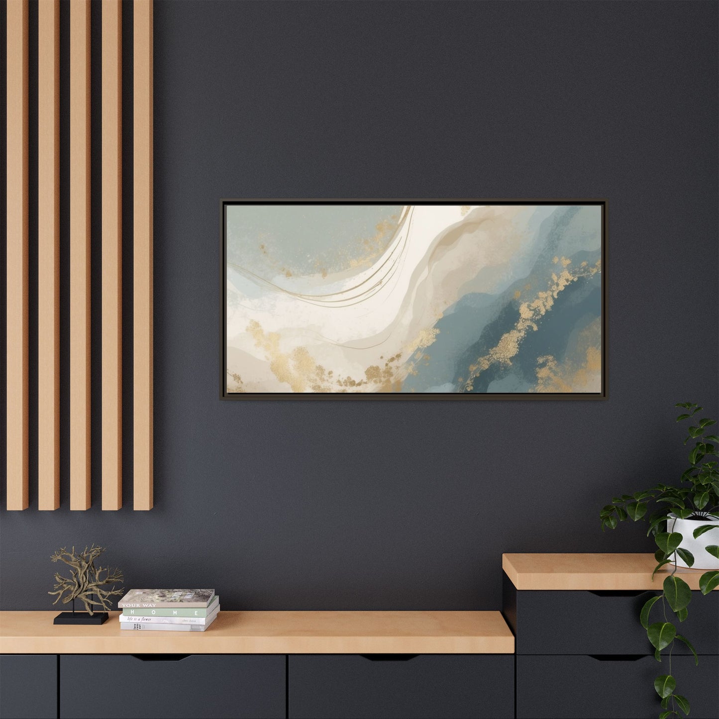 Matte Canvas, Framed (Multi-color)
