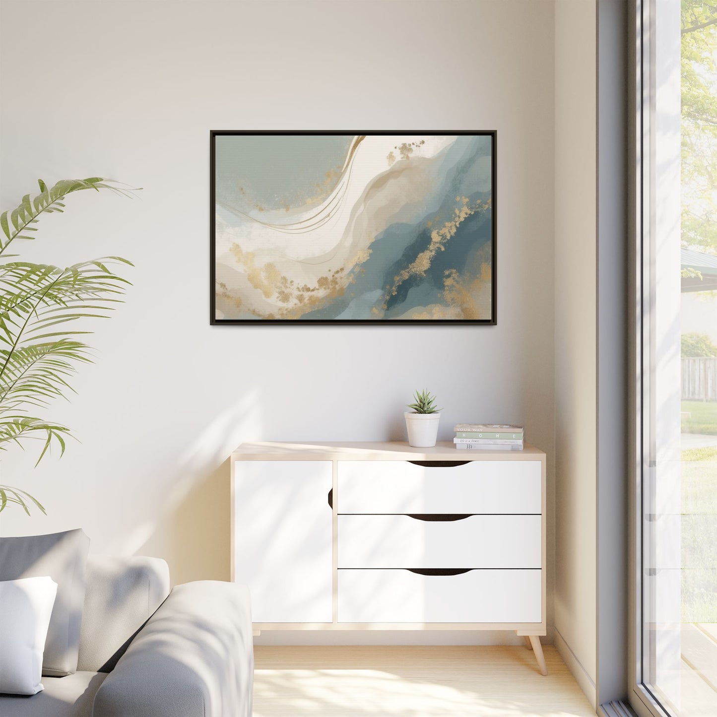 Matte Canvas, Framed (Multi-color)