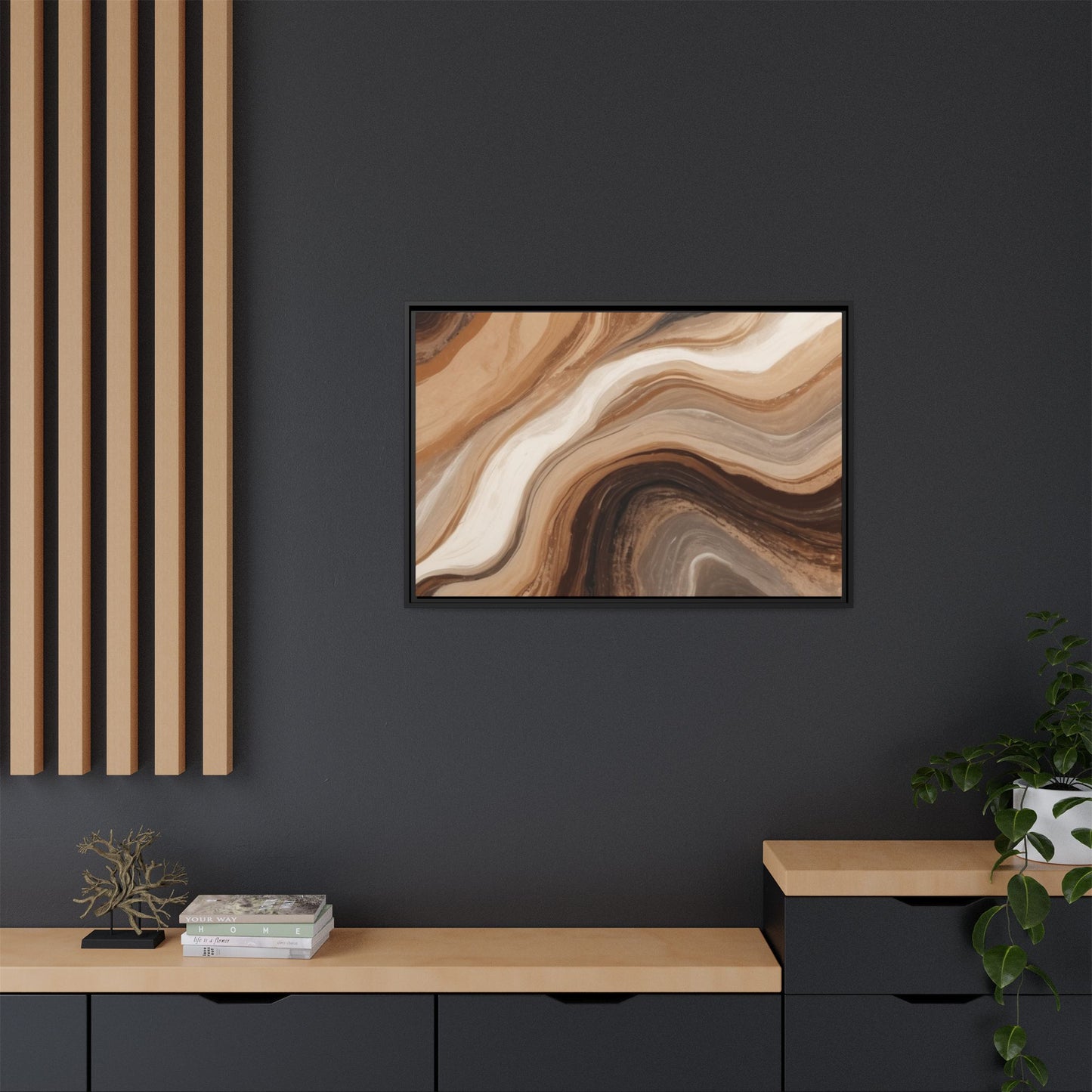 Matte Canvas, Framed (Multi-color)