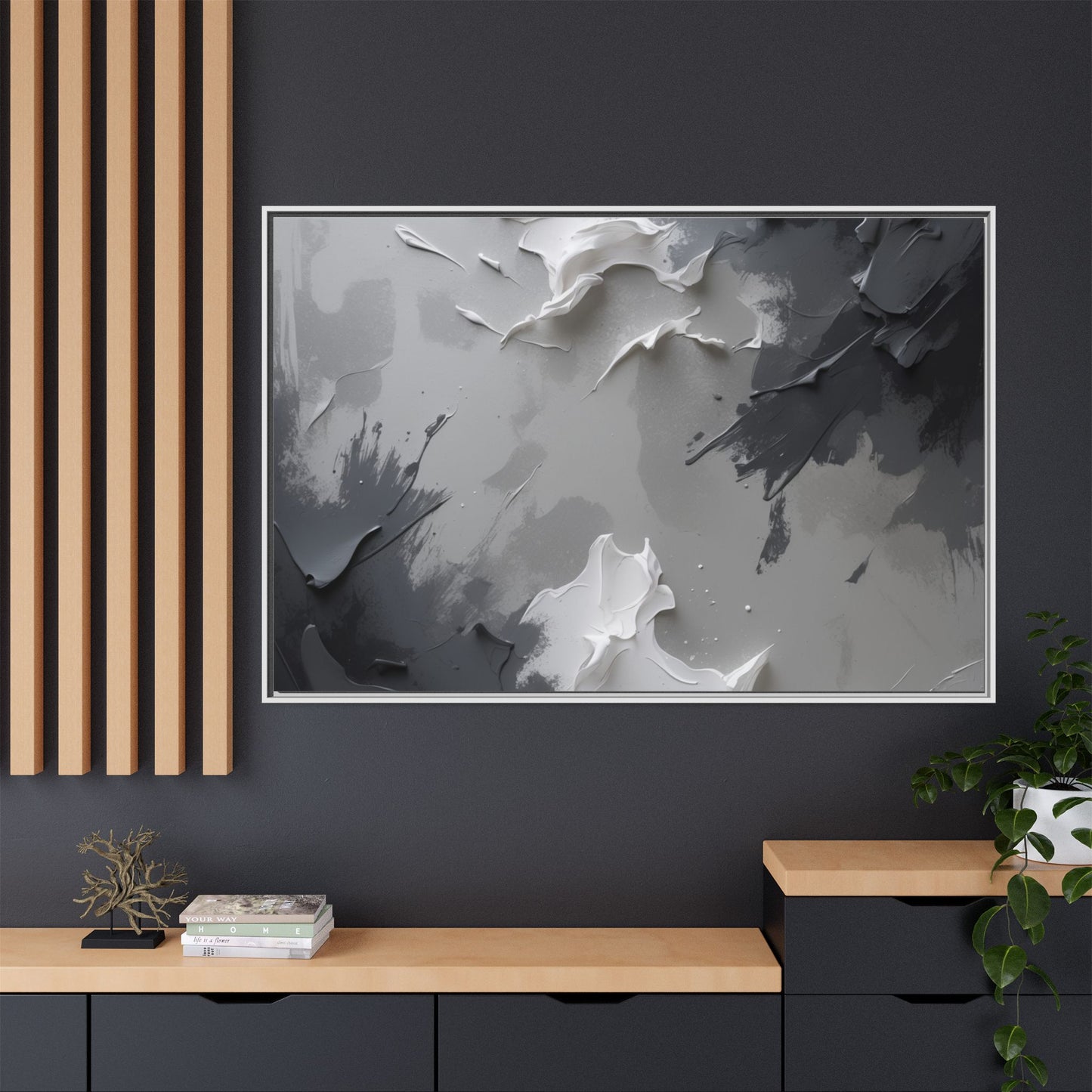 Matte Canvas, Framed (Multi-color)