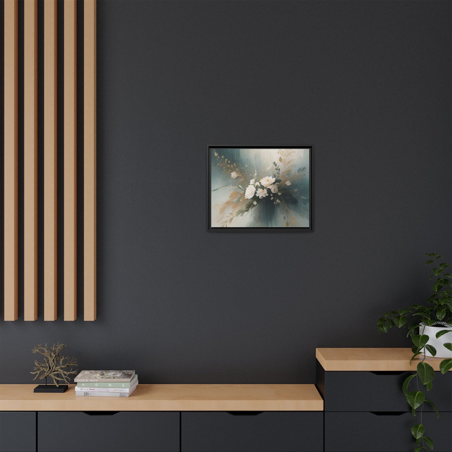 Matte Canvas, Framed (Multi-color)