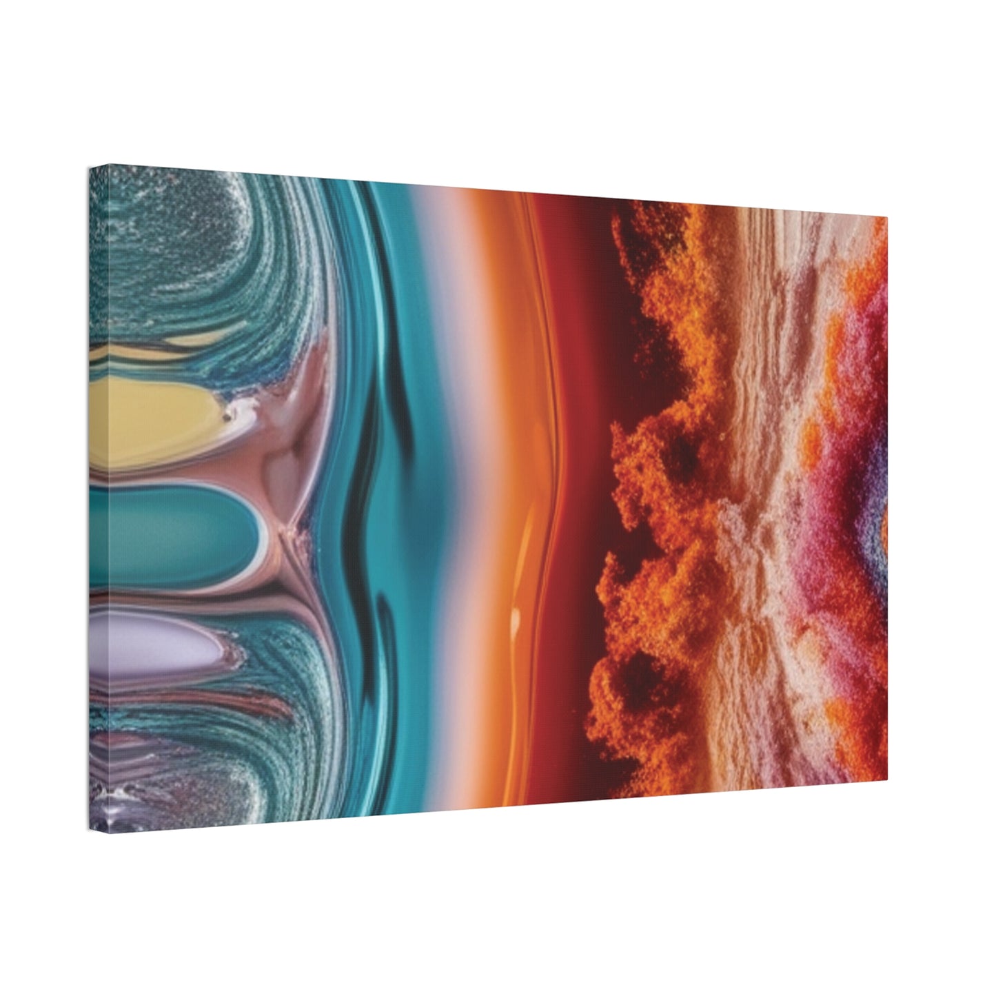 Stunning Abstract Canvas Art - 15" Stretched Wall Decor