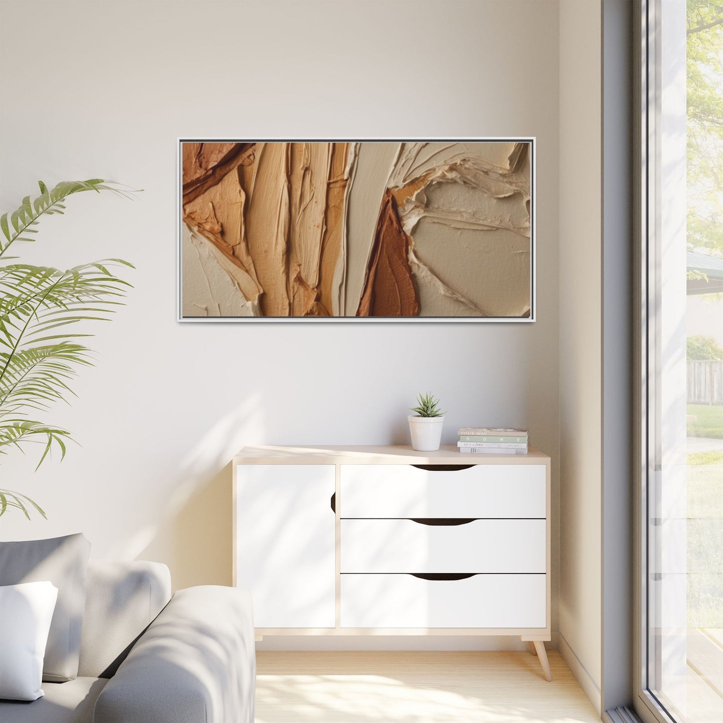 Matte Canvas, Framed (Multi-color)