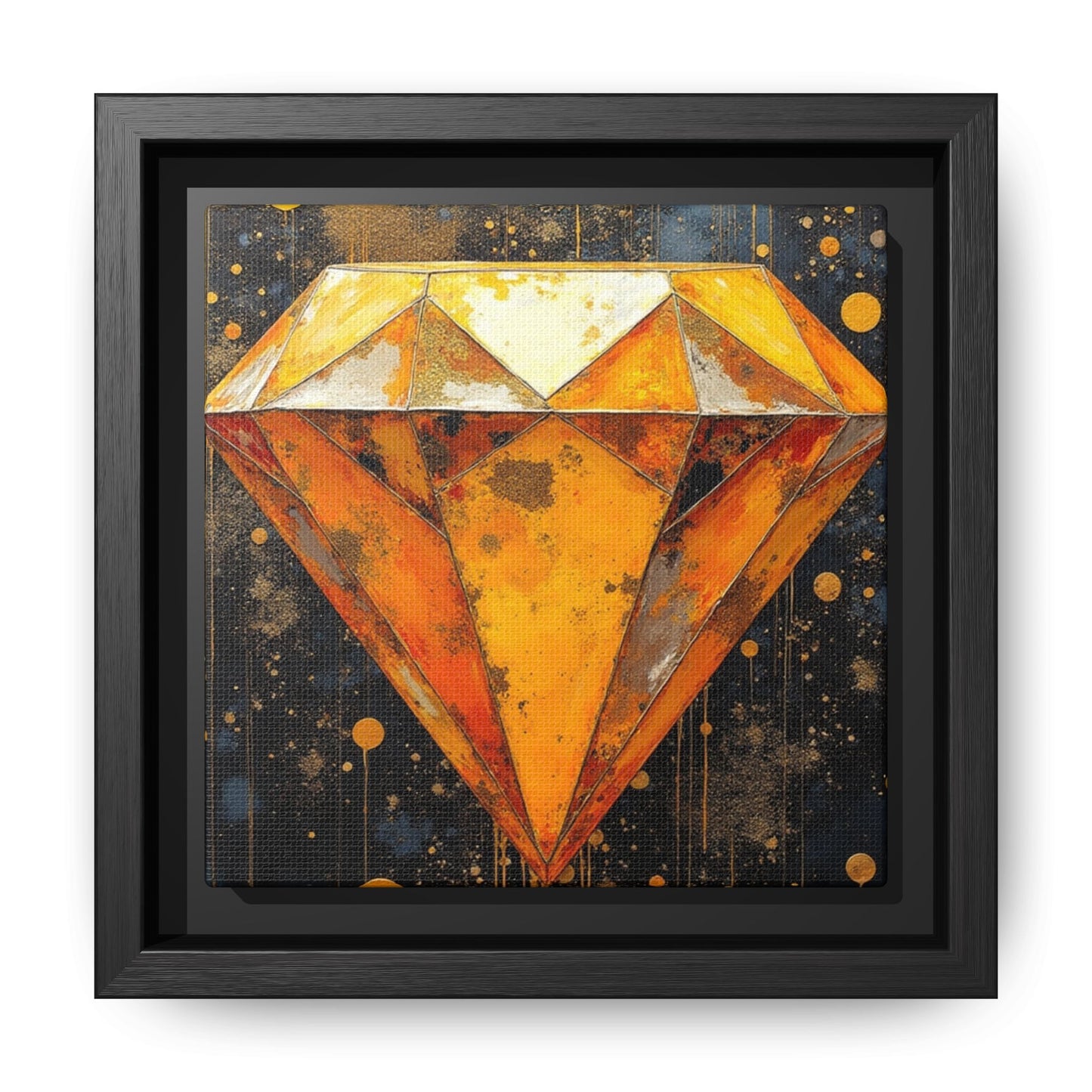 Matte Canvas, Framed (Multi-color)