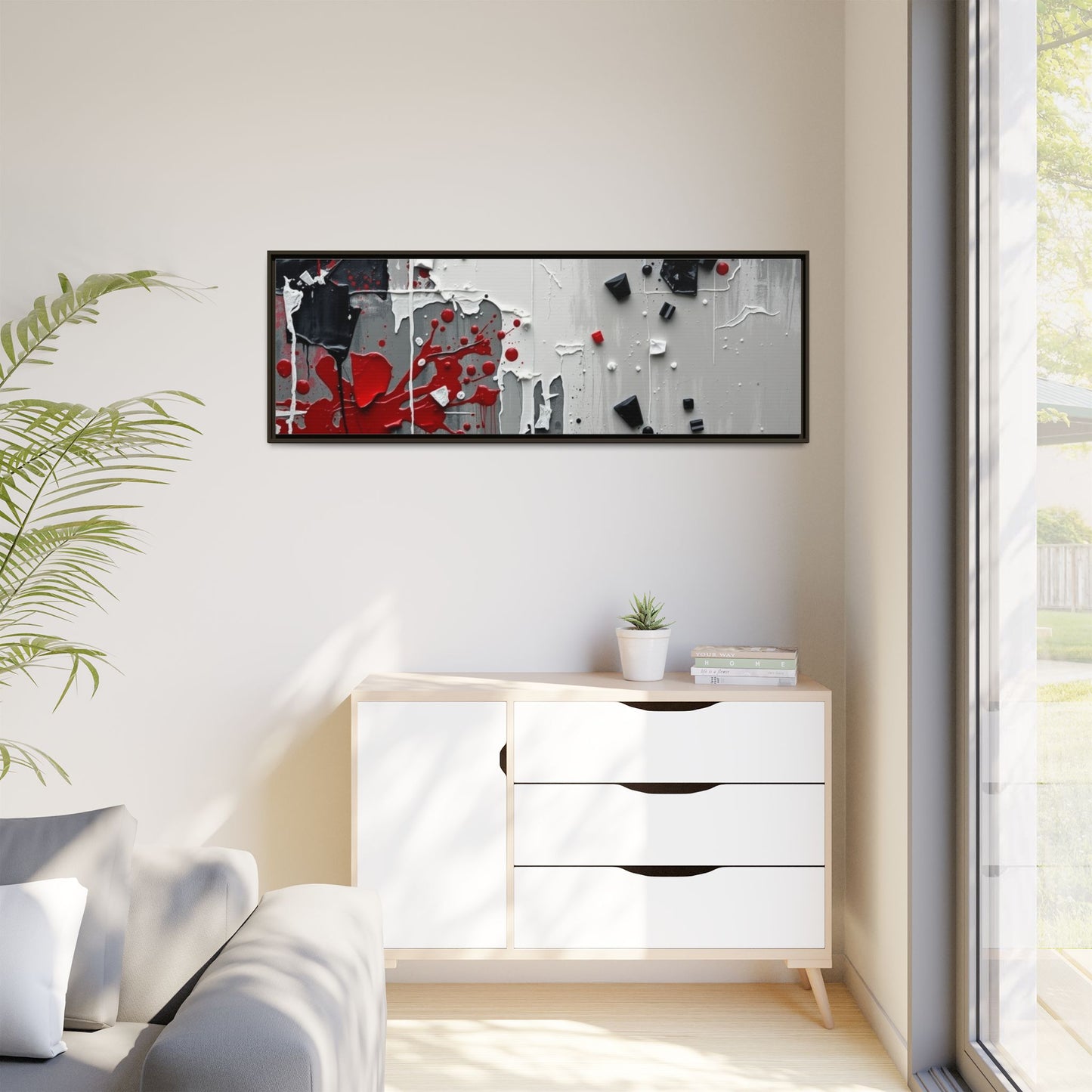 Matte Canvas, Framed (Multi-color)