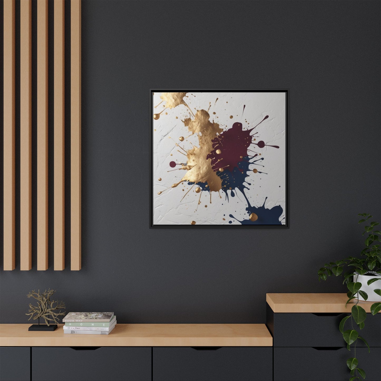 Matte Canvas, Framed (Multi-color)