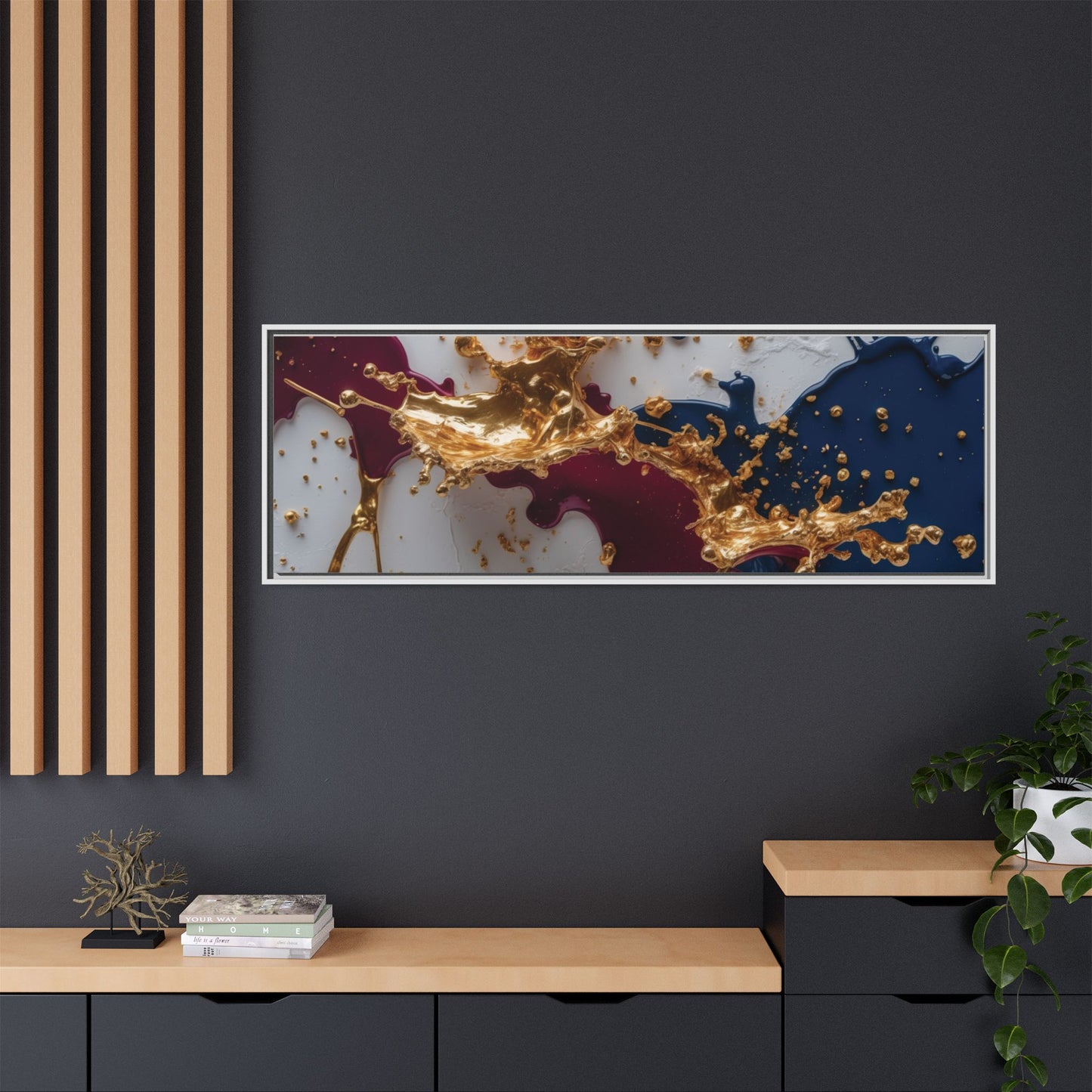 Matte Canvas, Framed (Multi-color)