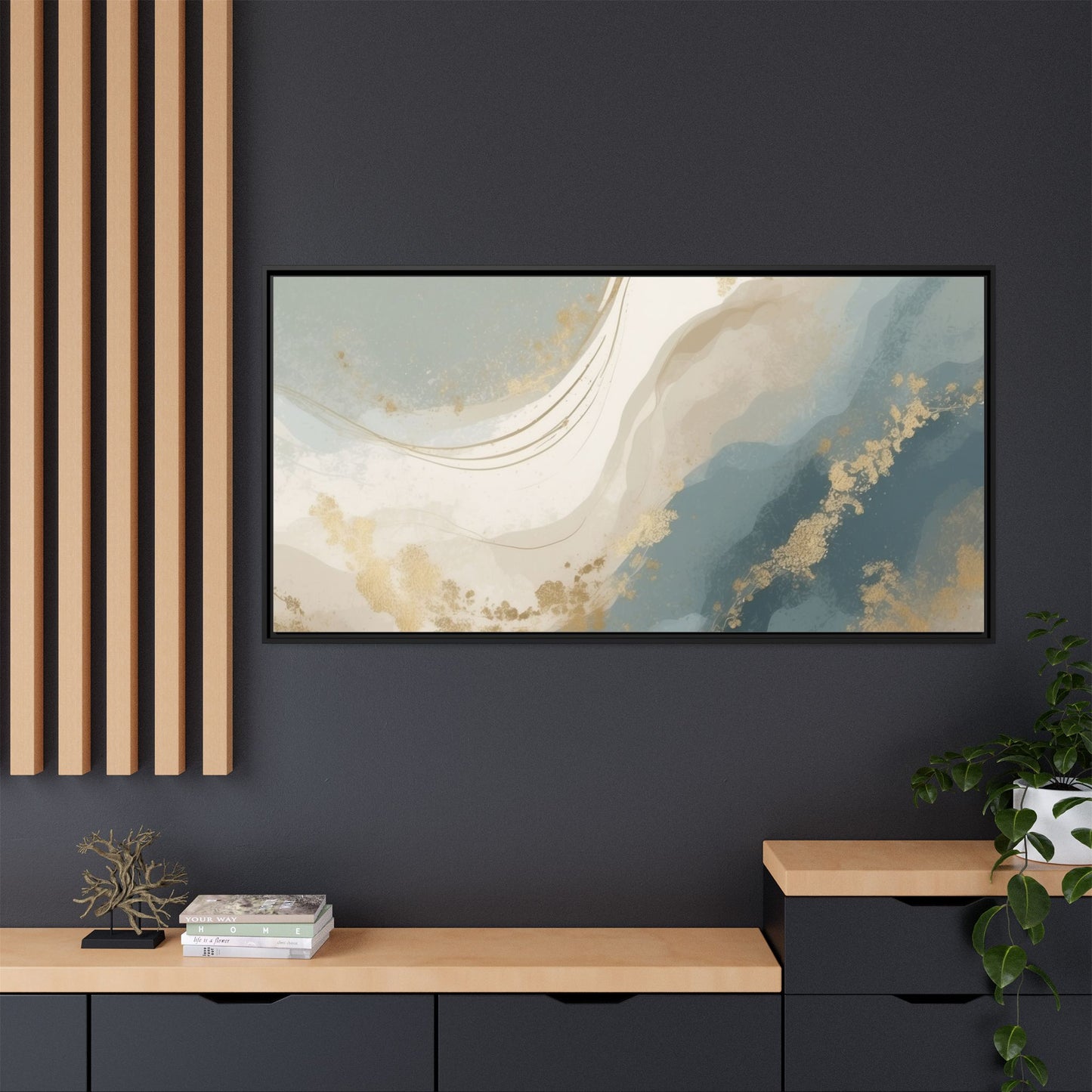 Matte Canvas, Framed (Multi-color)