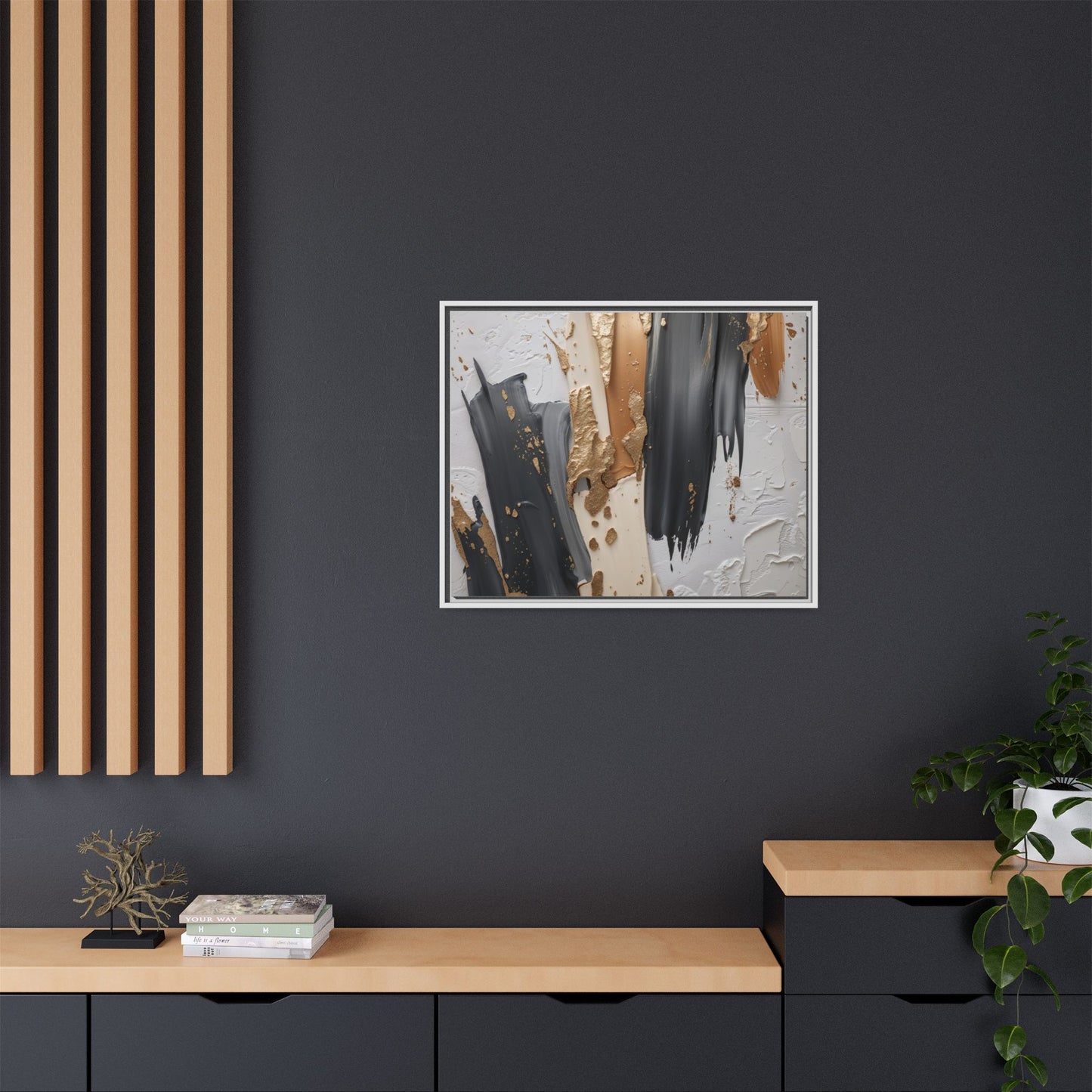 Matte Canvas, Framed (Multi-color)