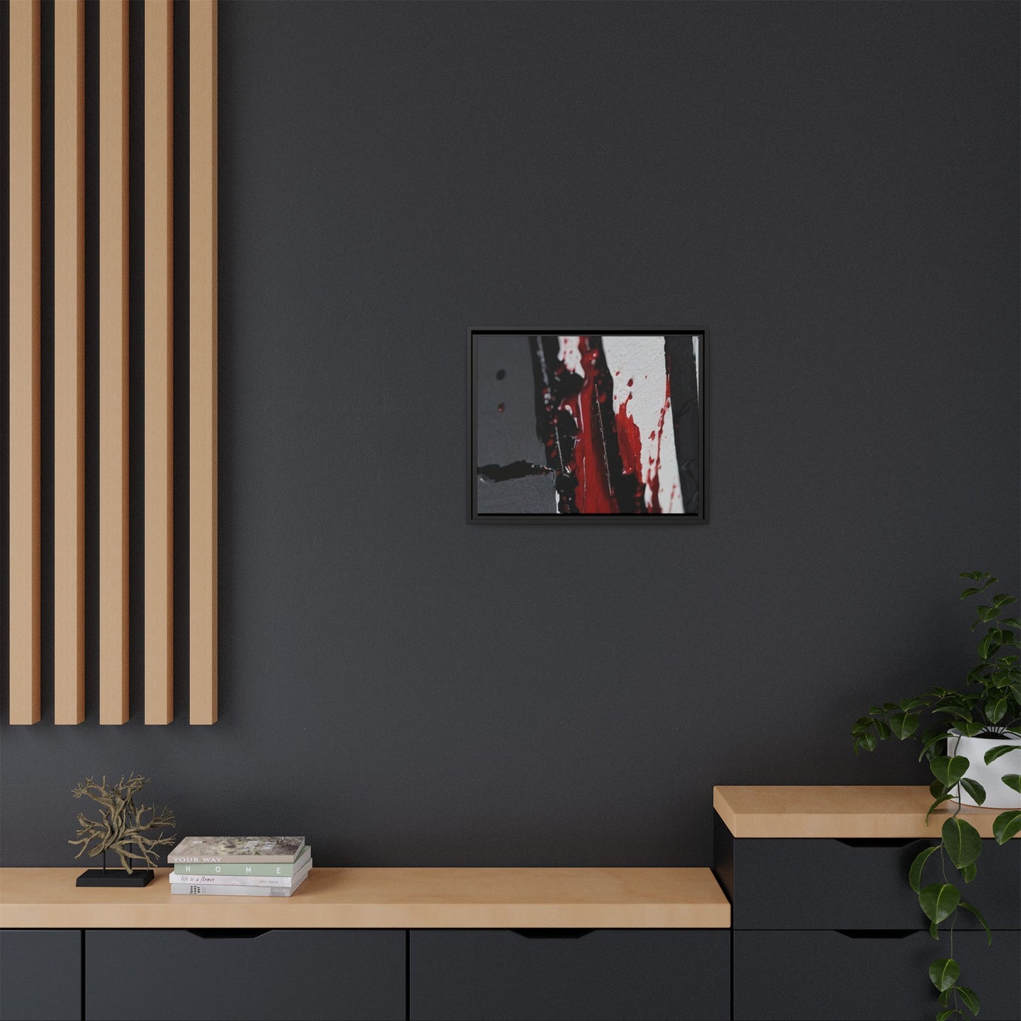Matte Canvas, Framed (Multi-color)
