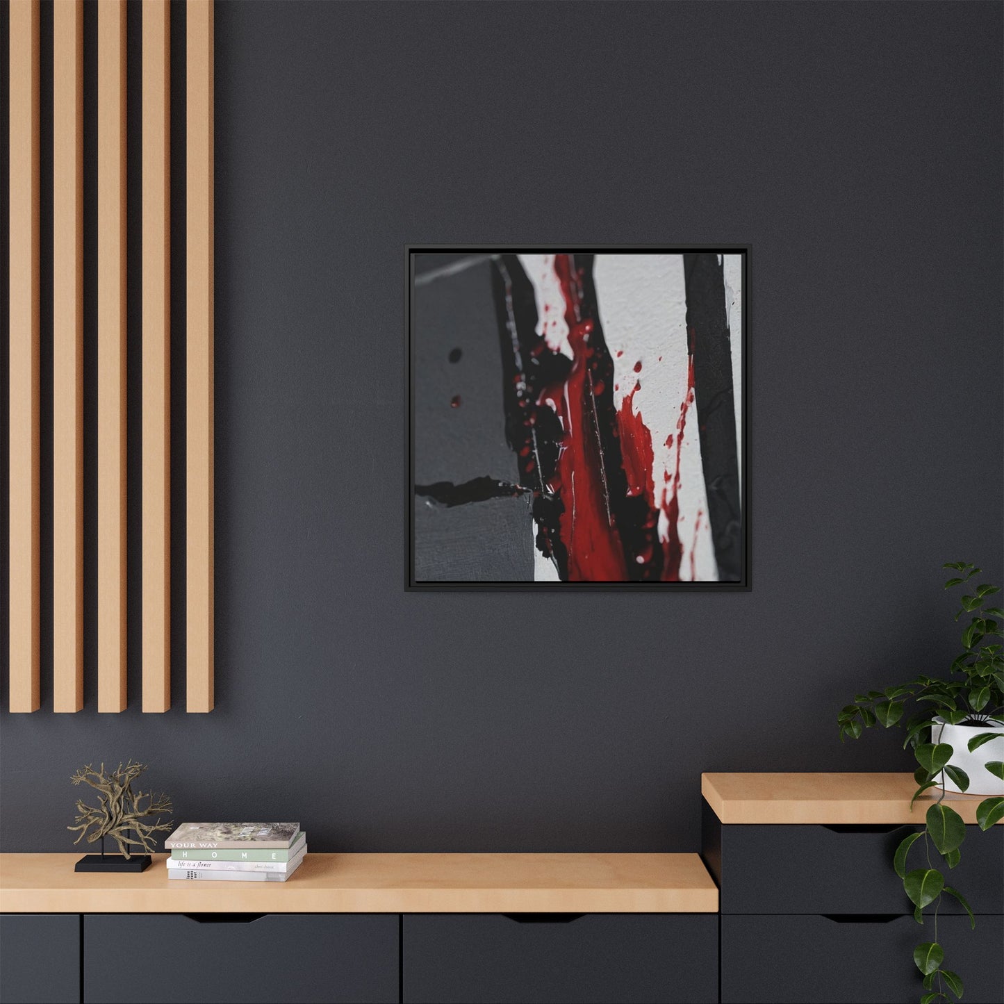 Matte Canvas, Framed (Multi-color)