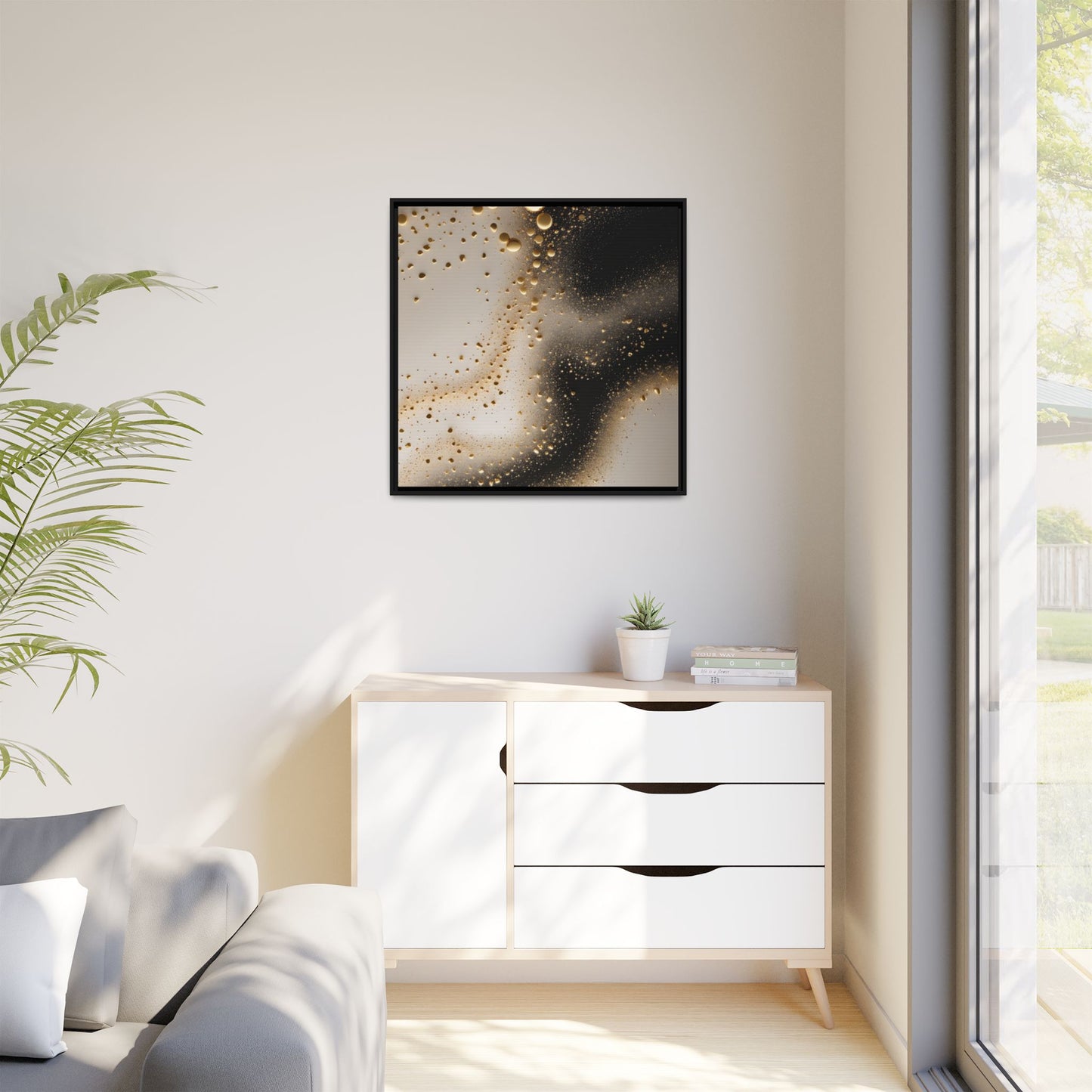 Matte Canvas, Framed (Multi-color)