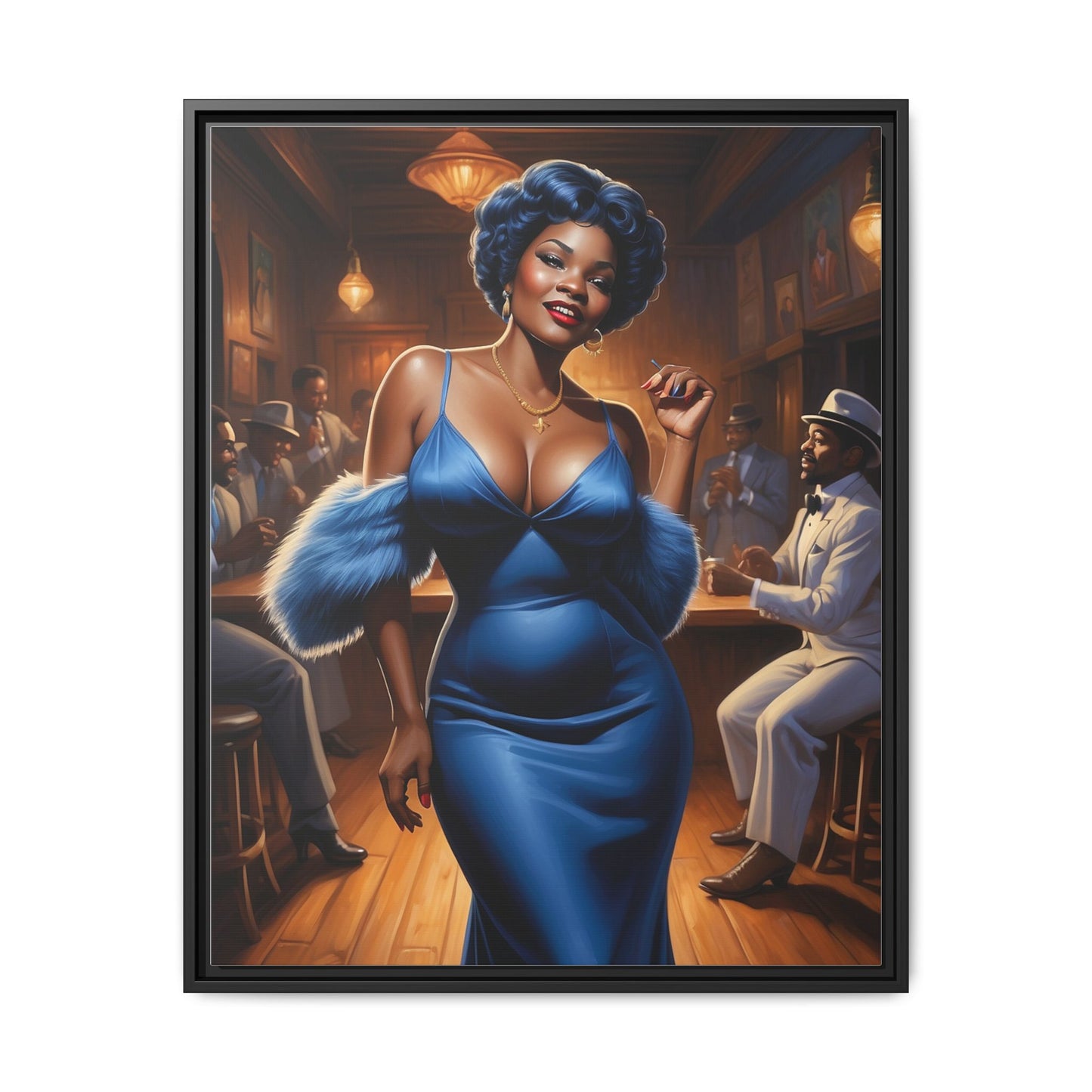 Matte Canvas, Framed (Multi-color)